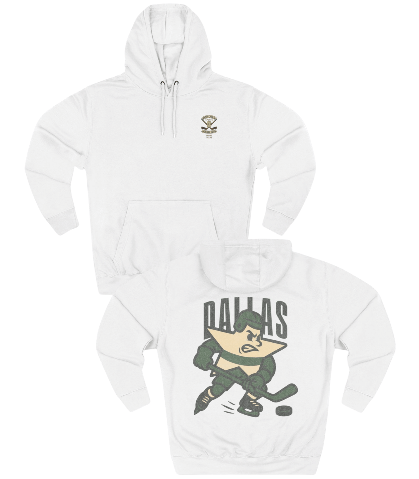 Dallas Hockey v1 Hoodie - Old Time Sports