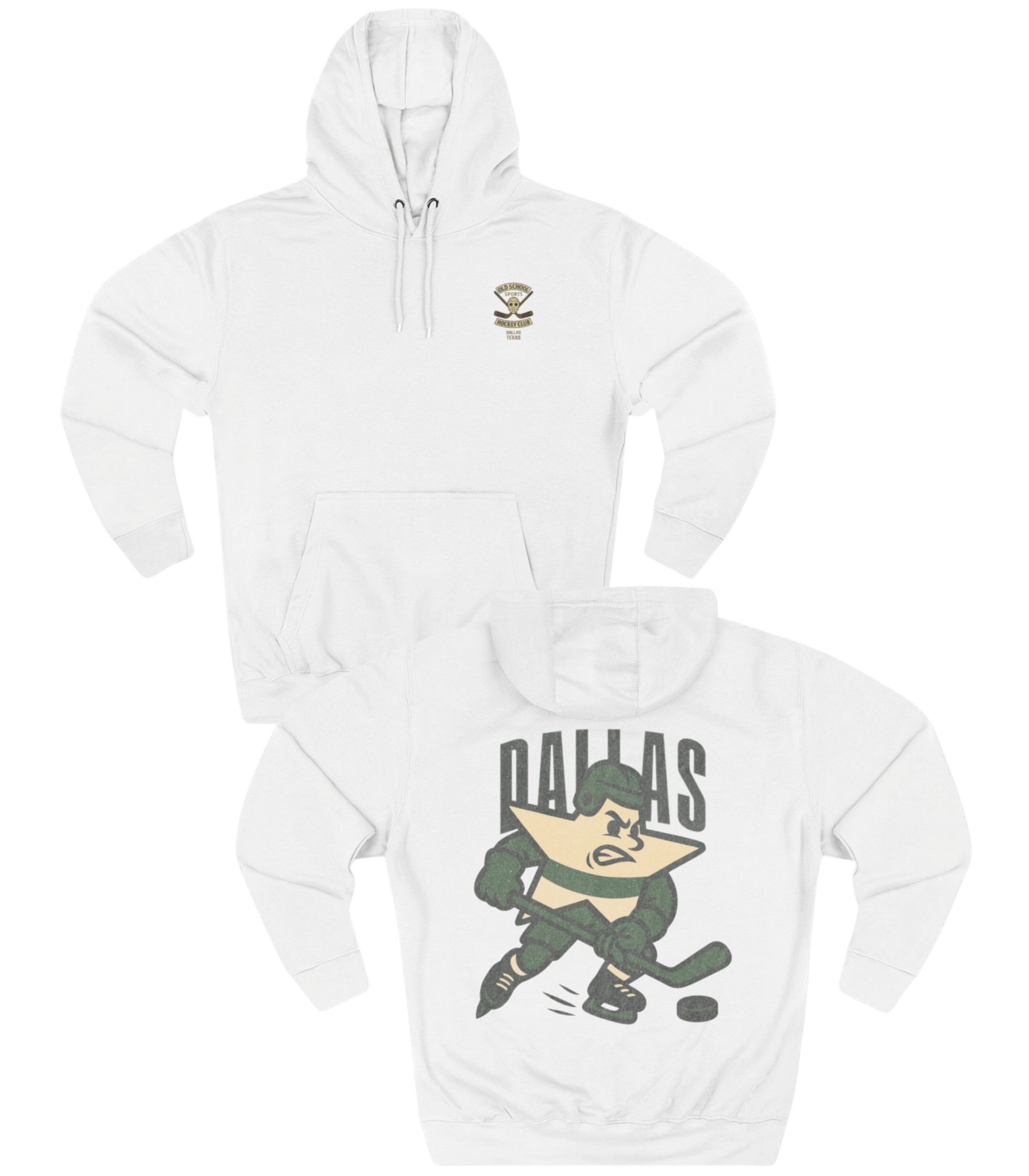 Dallas Hockey v1 Hoodie - Old Time Sports