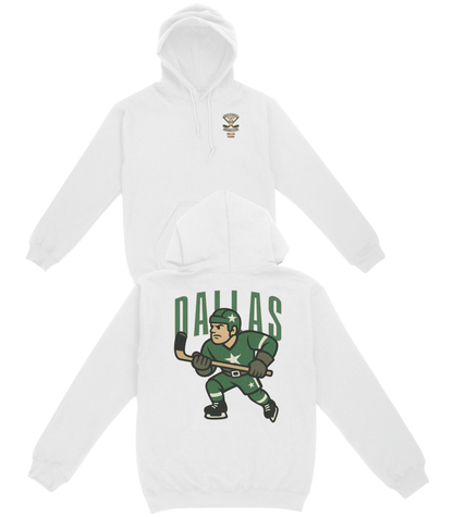 Dallas Hockey v2 Basic Hoodie - Old Time Sports