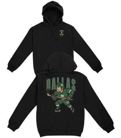 Dallas Hockey v2 Basic Hoodie - Old Time Sports