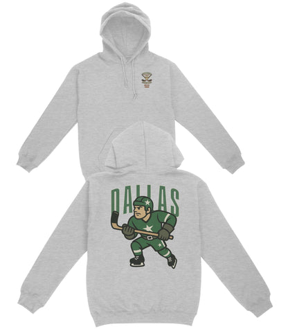 Dallas Hockey v2 Basic Hoodie