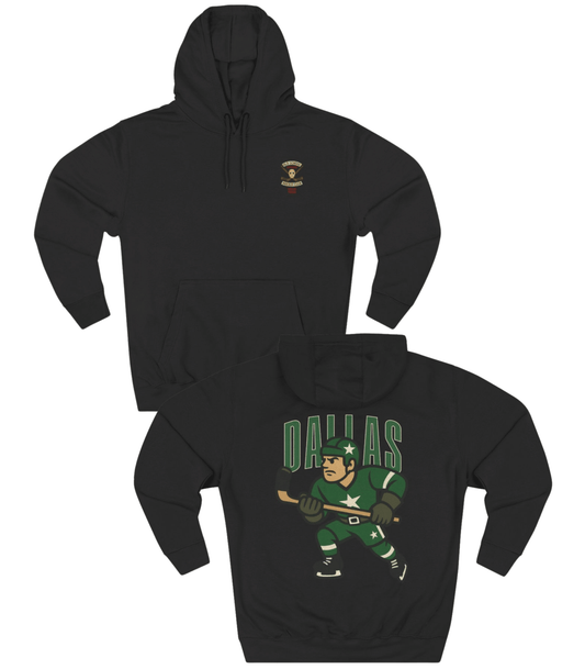 Dallas Hockey v2 Hoodie - Old Time Sports