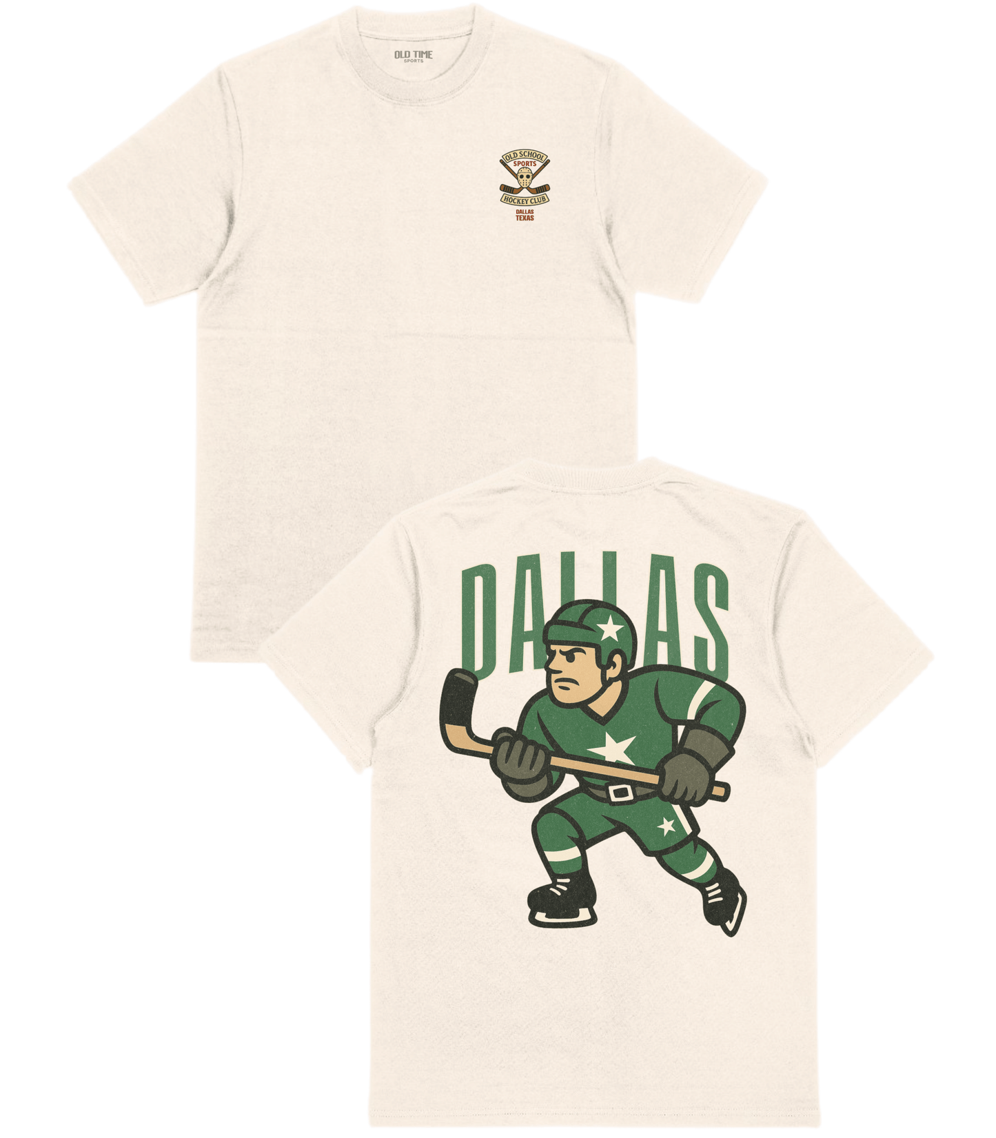Dallas Hockey v2 T-Shirt - Old Time Sports