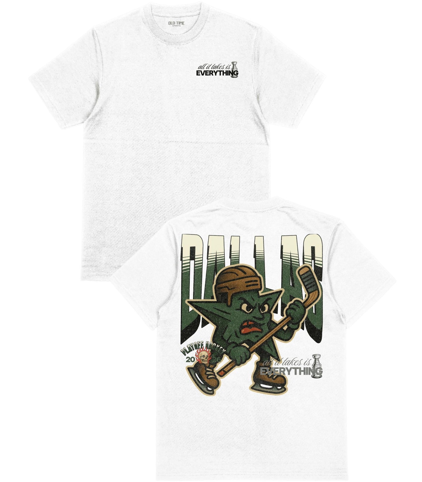 Dallas Playoff Hockey T-Shirt - Old Time Sports