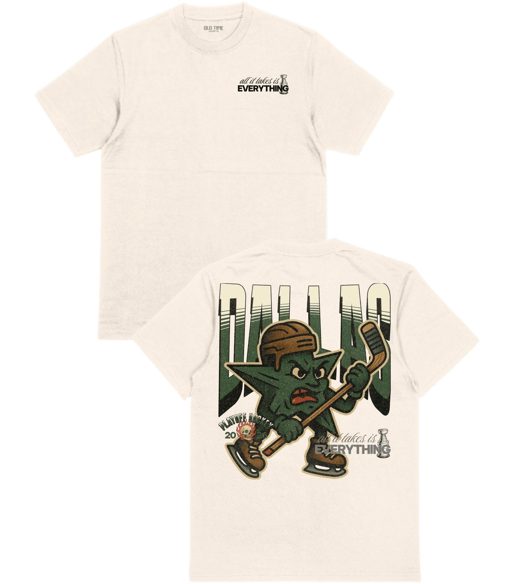 Dallas Playoff Hockey T-Shirt - Old Time Sports