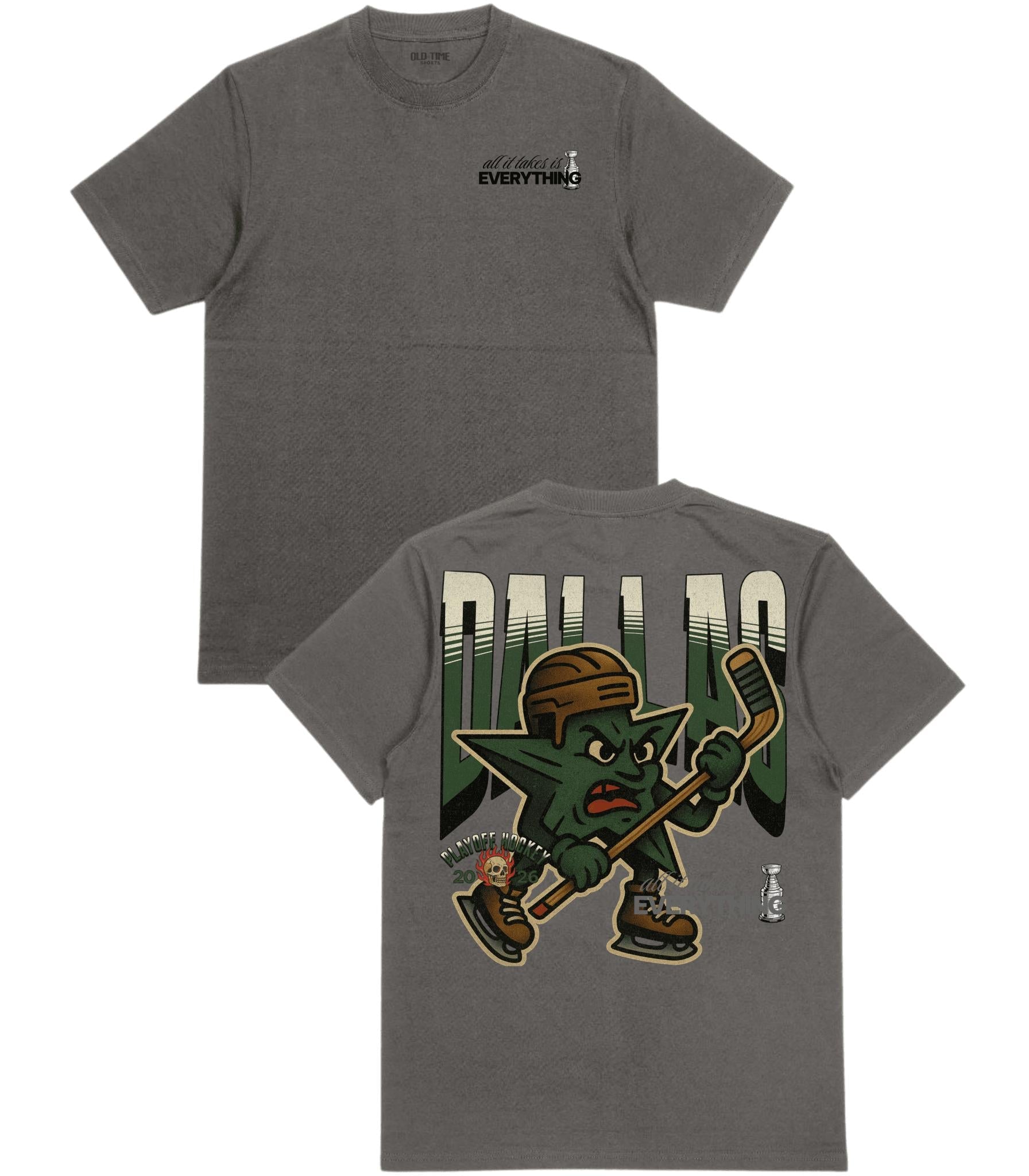 Dallas Playoff Hockey T-Shirt - Old Time Sports
