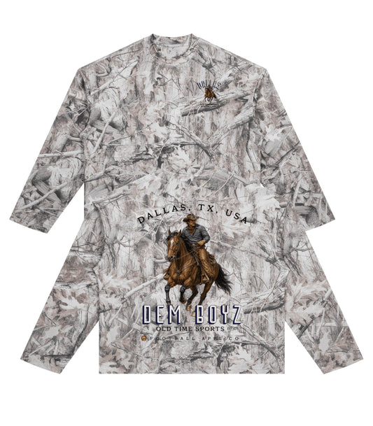 Dem Boyz Waffle Camo Longsleeve - Old Time Sports