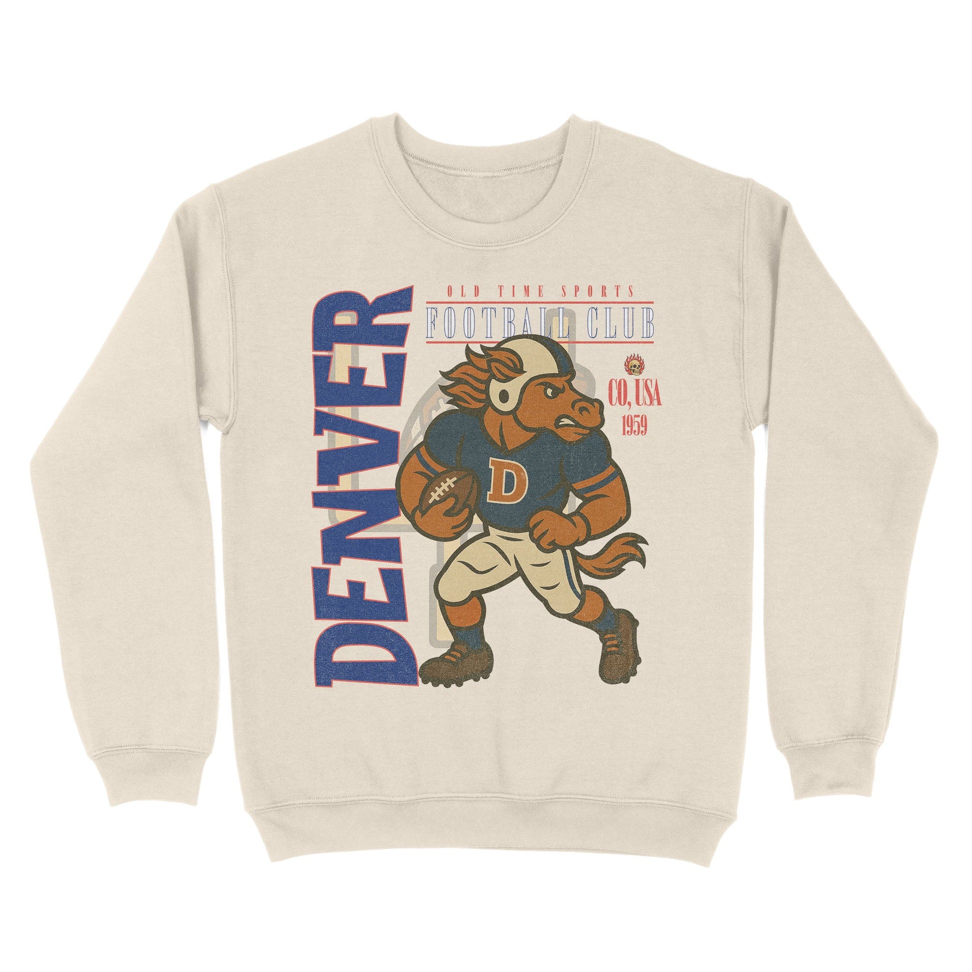 Denver Football Basic Crewneck - Old Time Sports