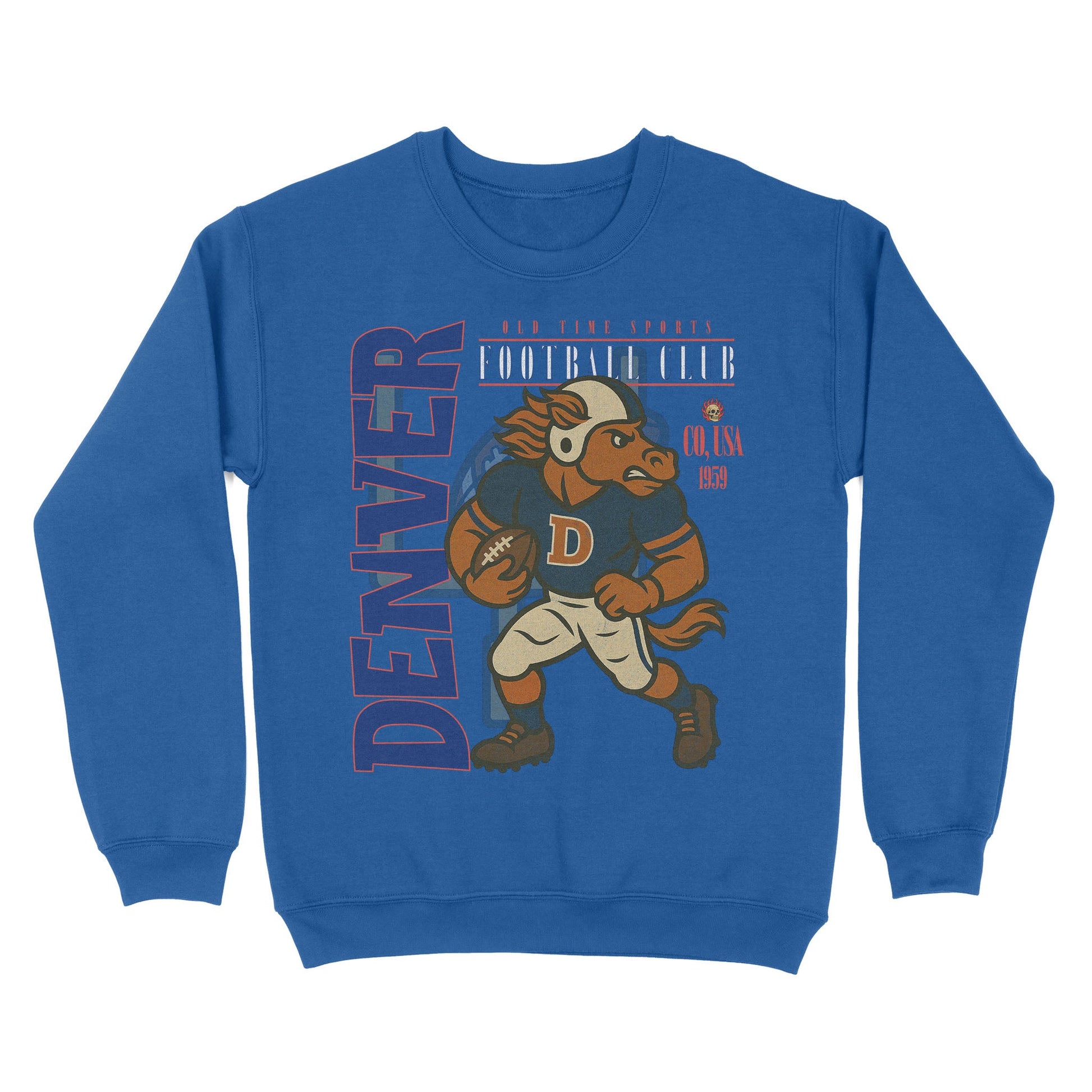 Denver Football Basic Crewneck - Old Time Sports
