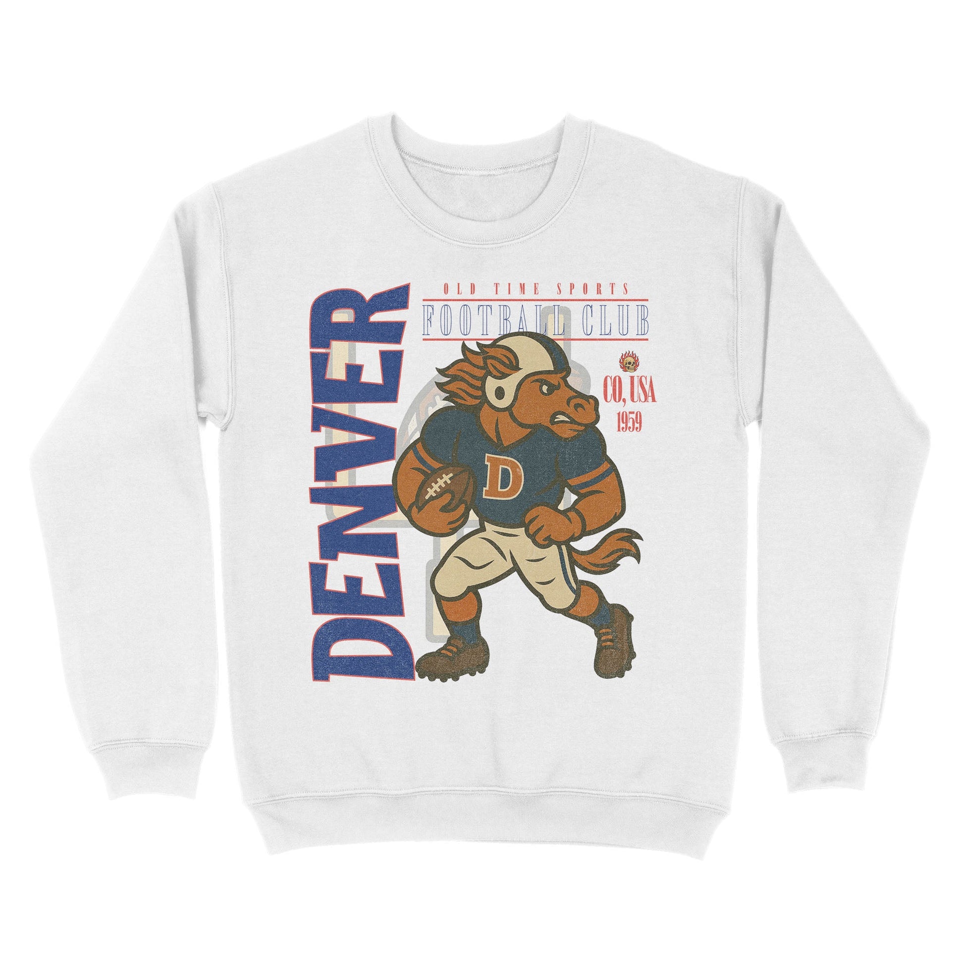 Denver Football Basic Crewneck - Old Time Sports