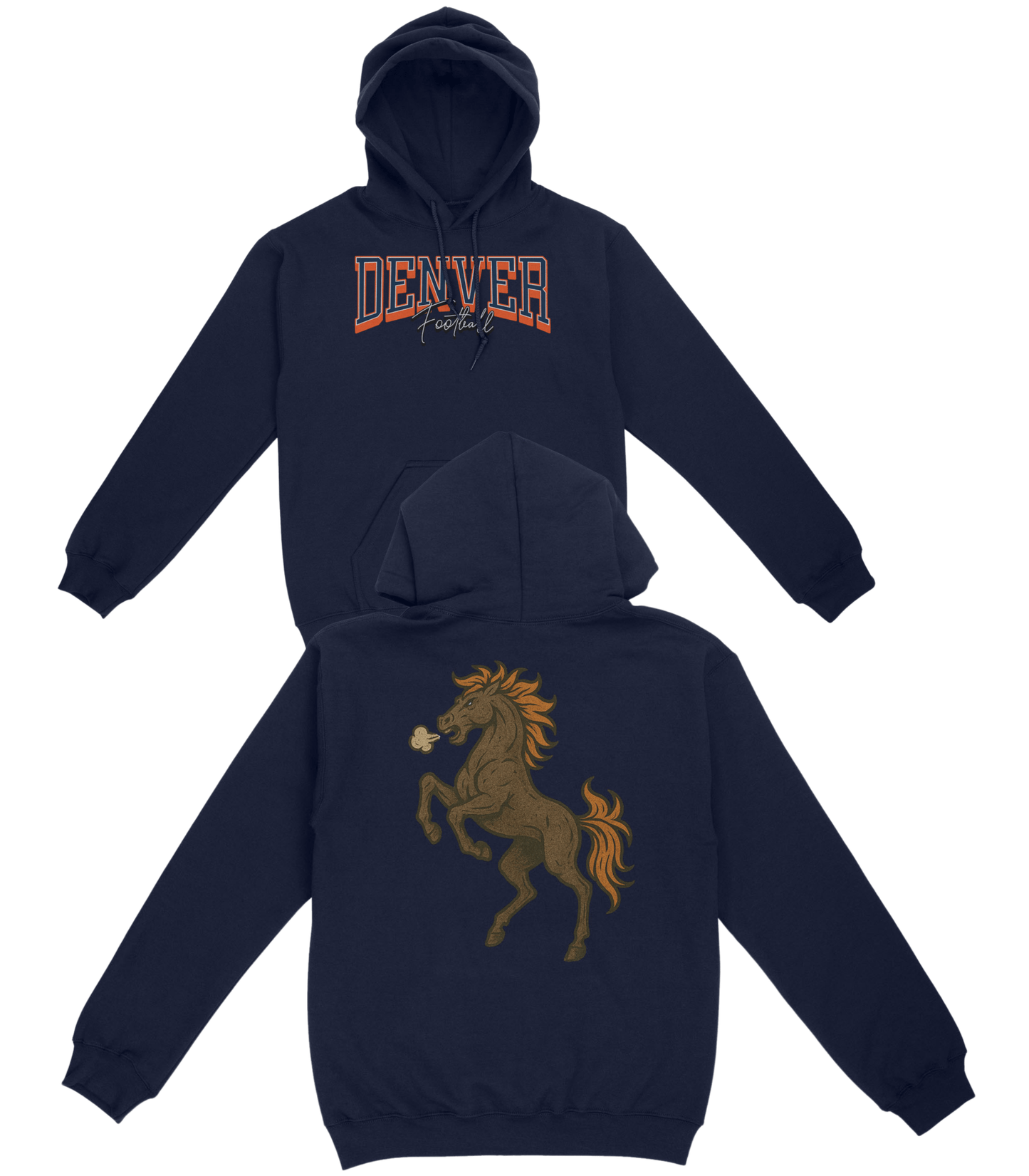 Denver Football Basic Hoodie - Old Time Sports