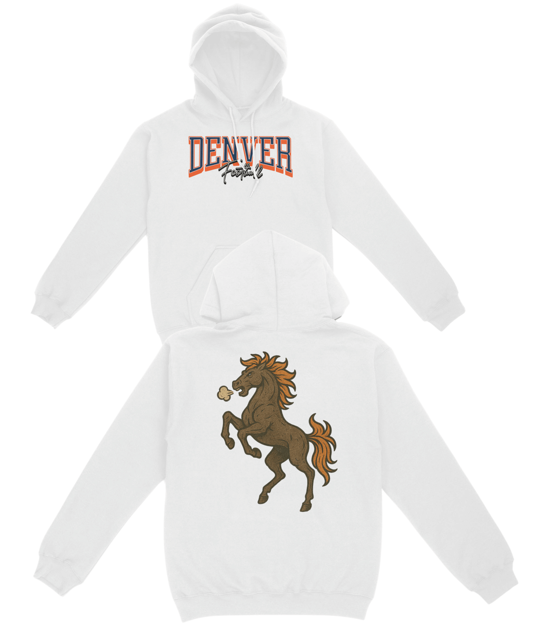 Denver Football Basic Hoodie - Old Time Sports
