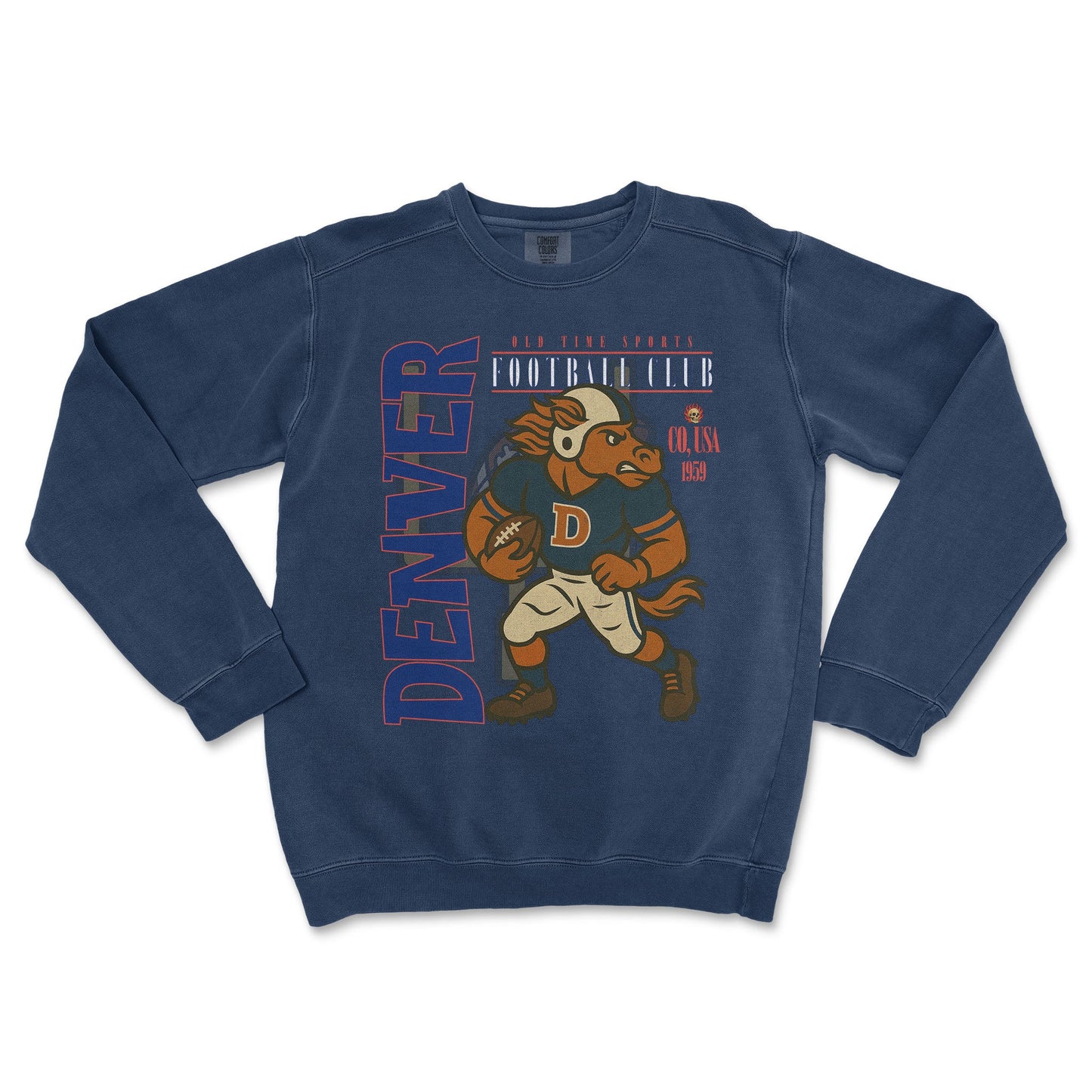 Denver Football Crewneck - Old Time Sports