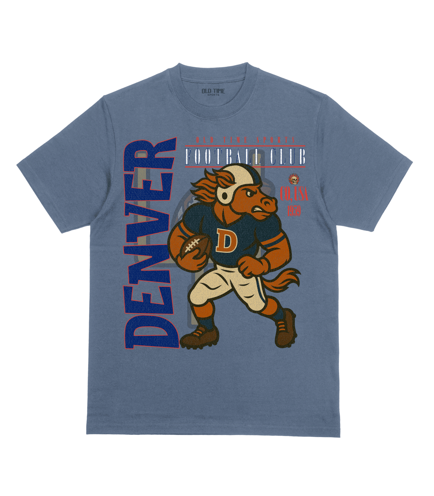 Denver Football v2 T-Shirt - Old Time Sports