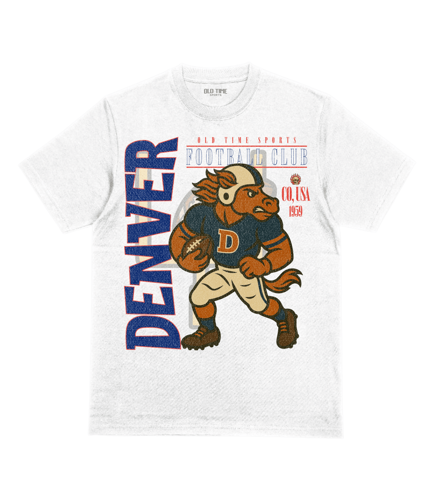 Denver Football v2 T-Shirt - Old Time Sports