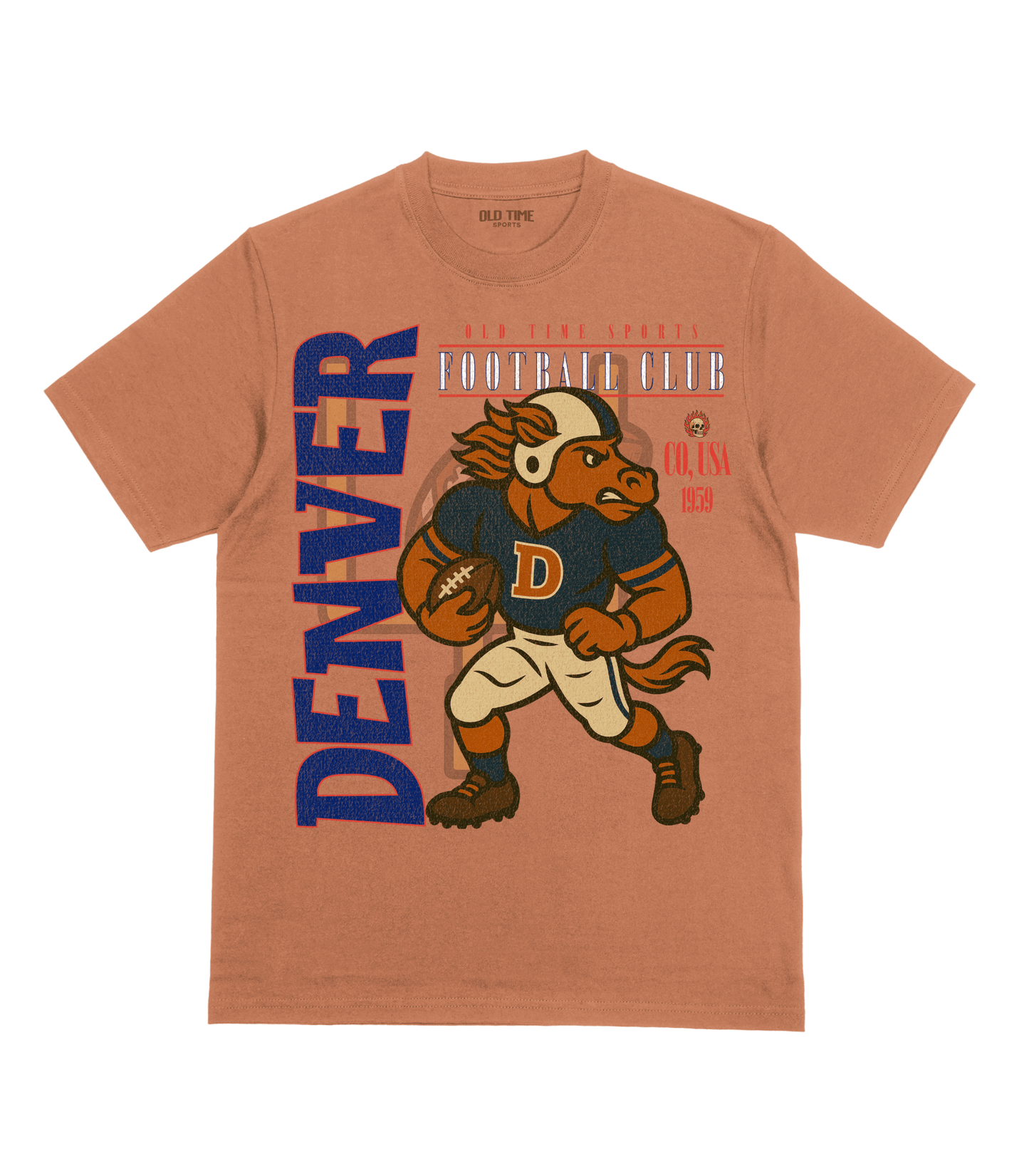 Denver Football v2 T-Shirt - Old Time Sports