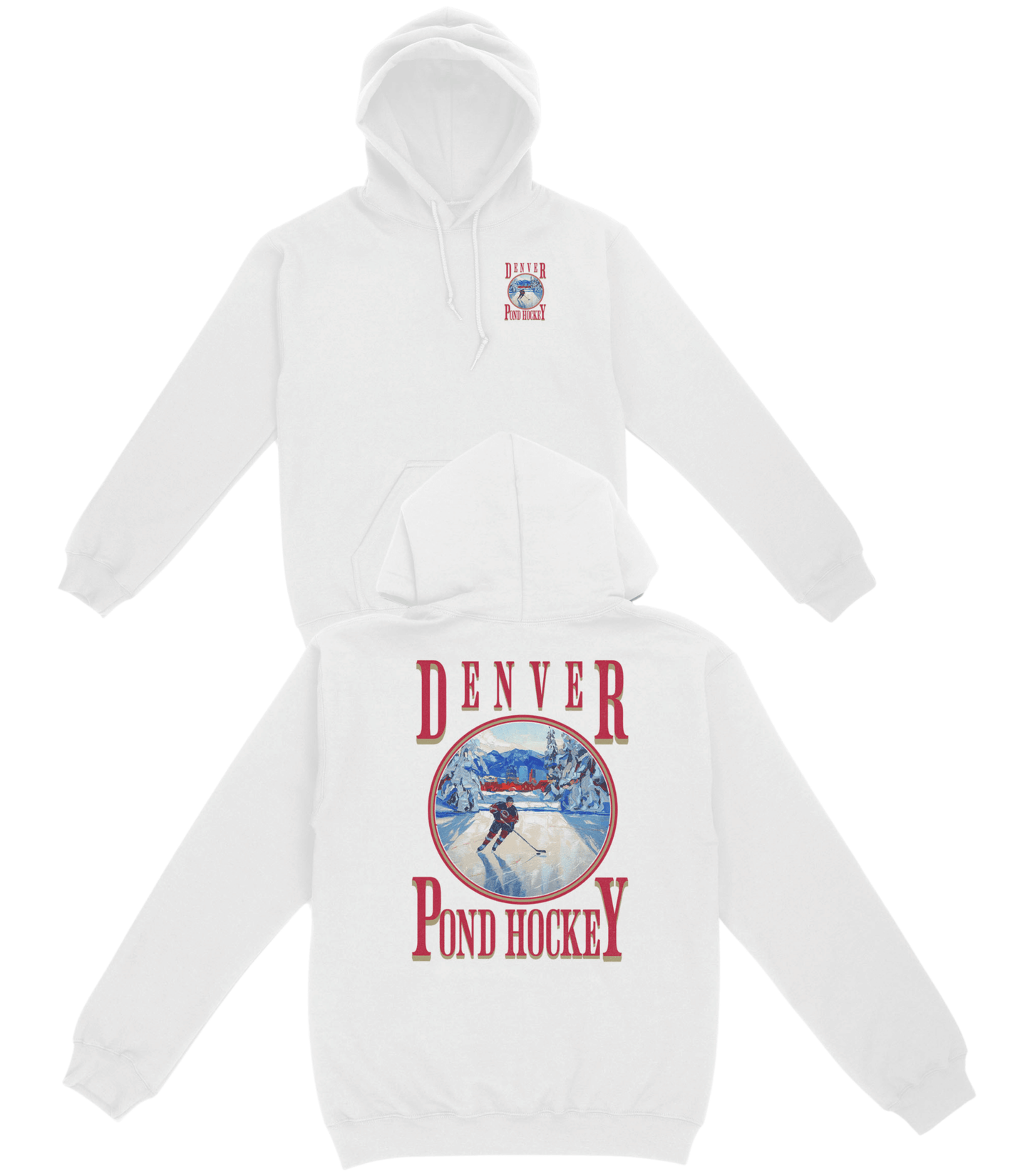 Denver Pond Hockey Basic Hoodie - Old Time Sports