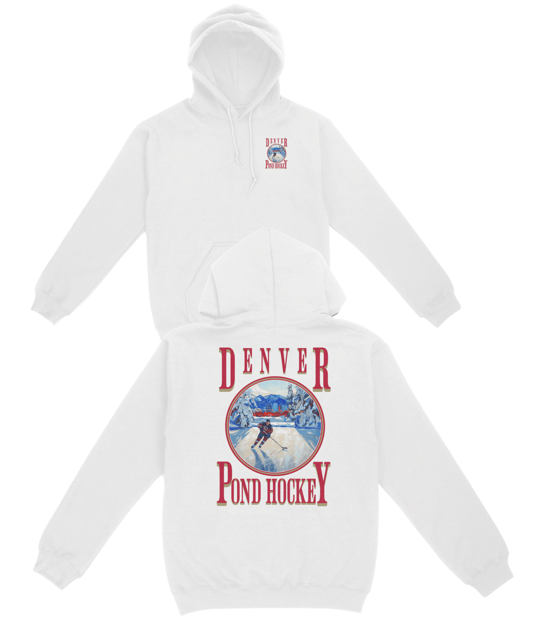 Denver Pond Hockey Basic Hoodie - Old Time Sports