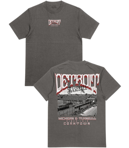 DET Baseball Poster T-Shirt - Old Time Sports