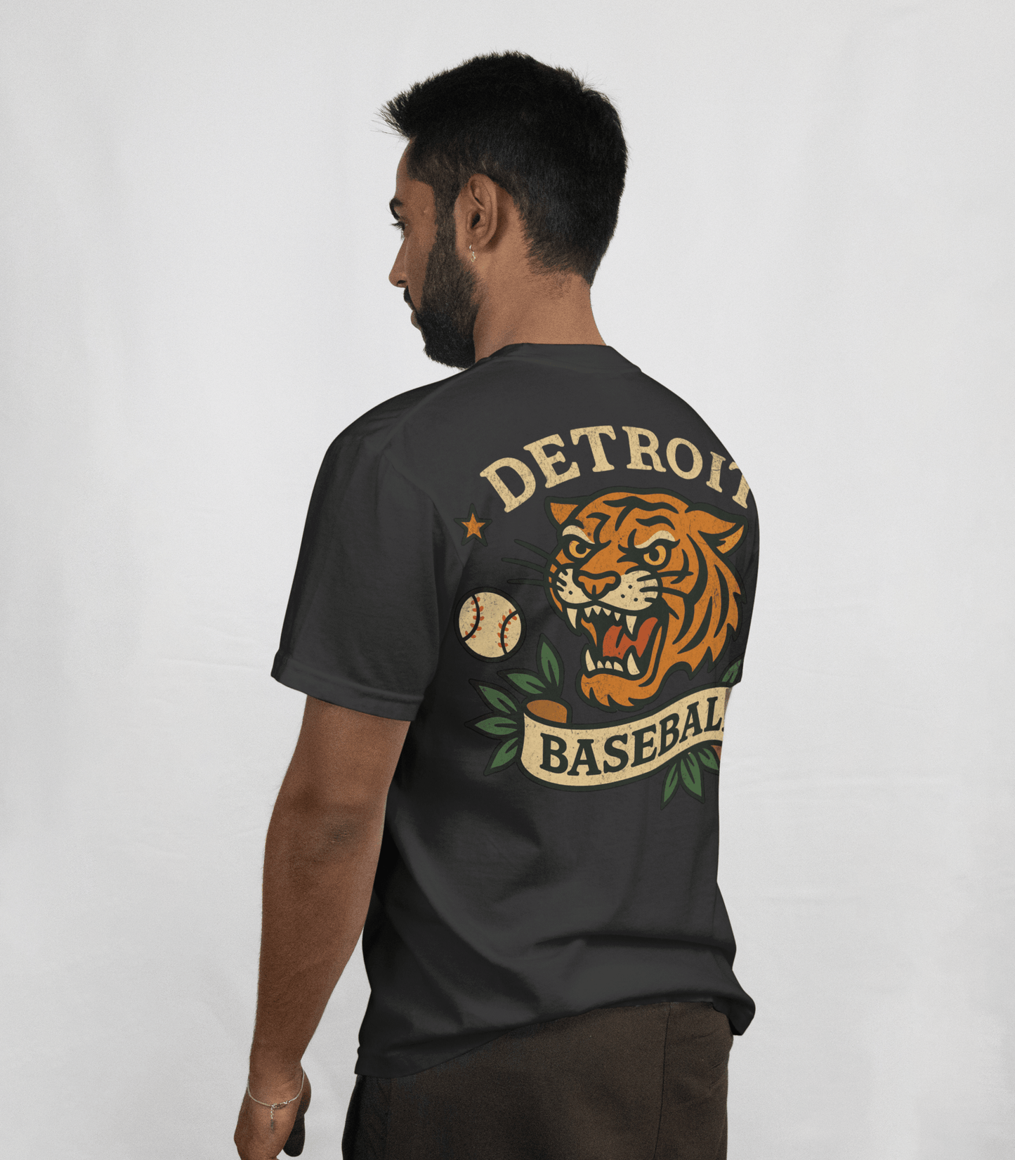 DET Baseball T-Shirt - Old Time Sports