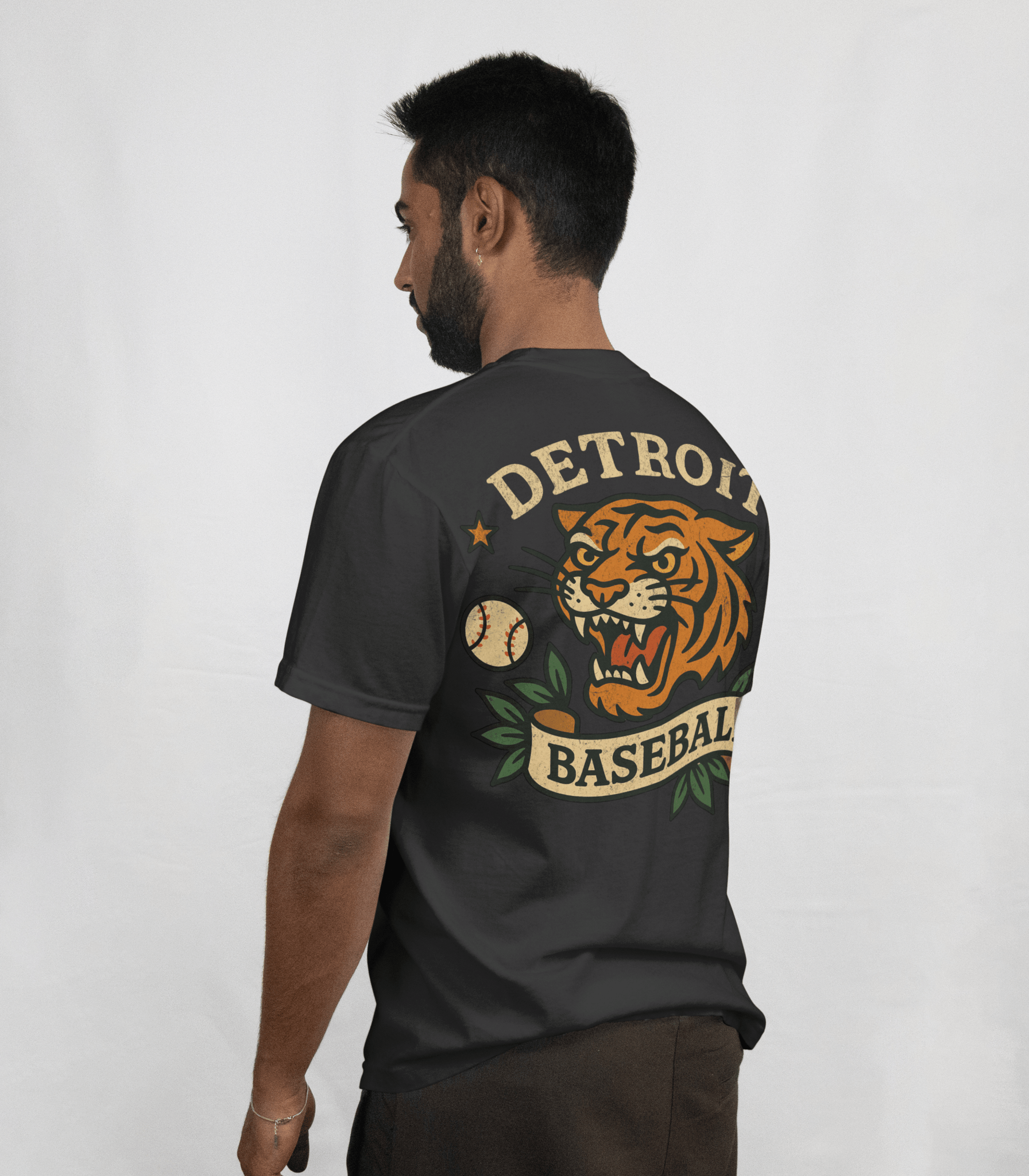 DET Baseball T-Shirt - Old Time Sports