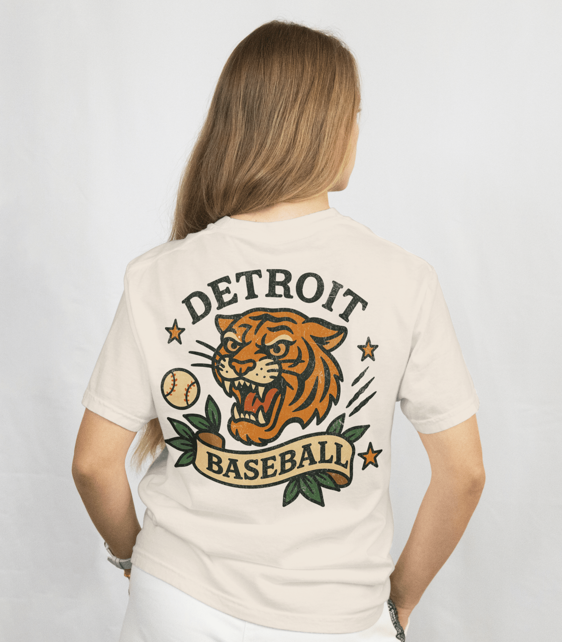 DET Baseball T-Shirt - Old Time Sports