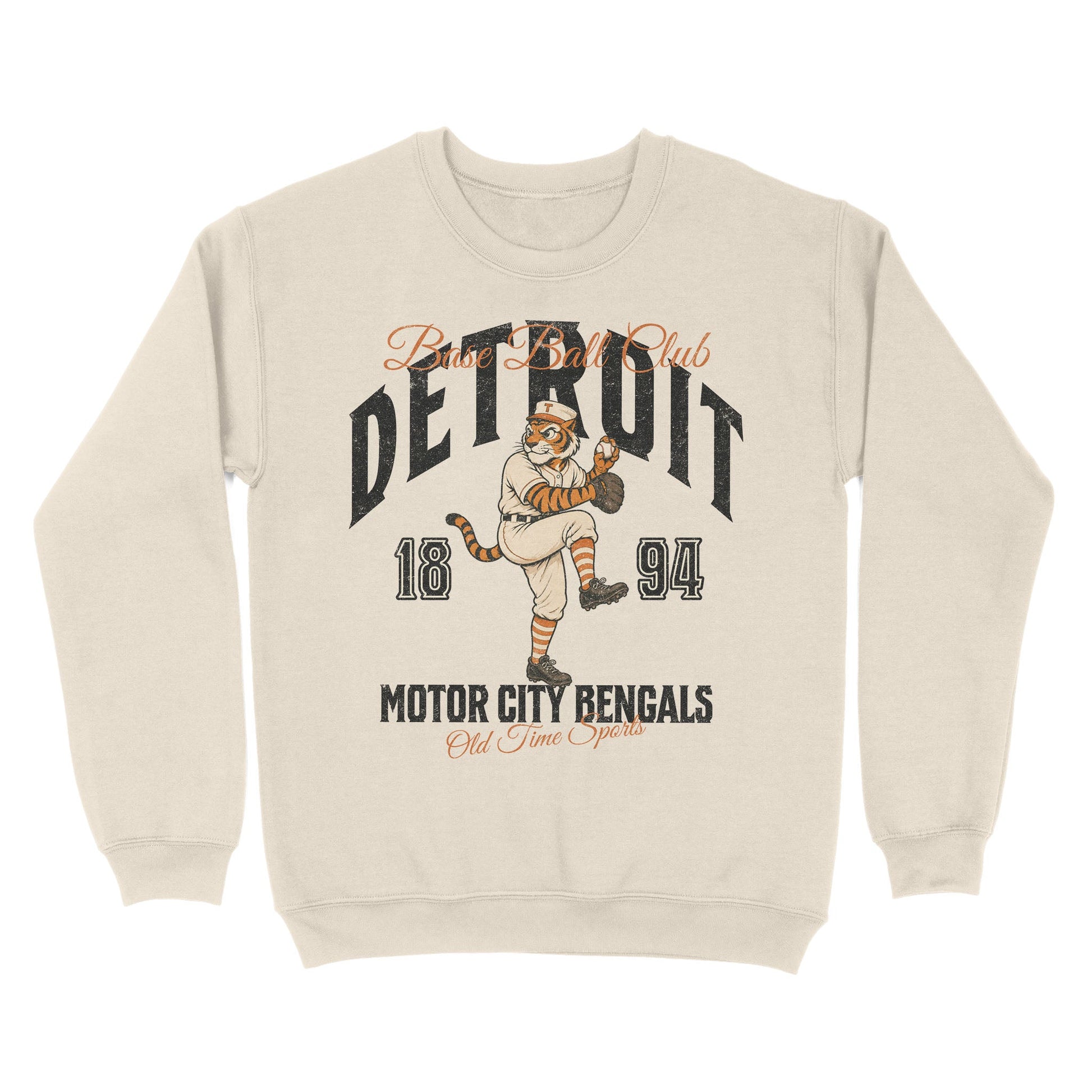 Detroit Base Ball Club Basic Crewneck - Old Time Sports