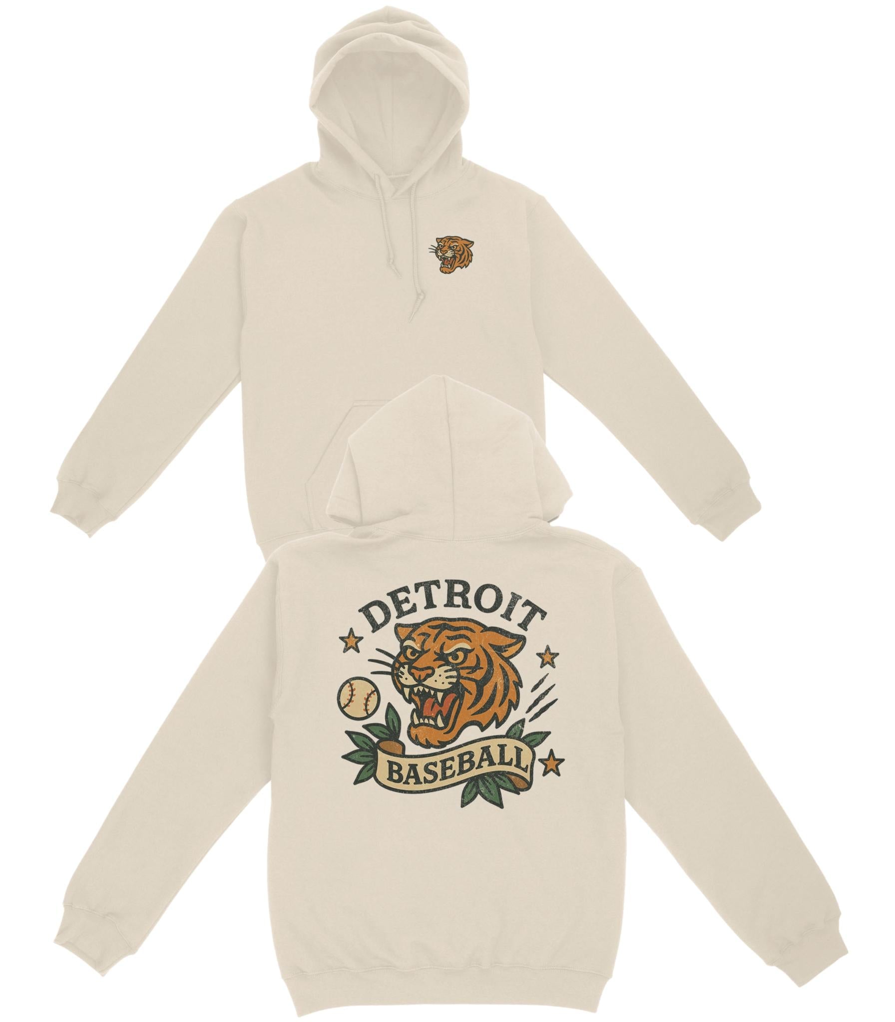 Detroit Baseball Basic Hoodie
