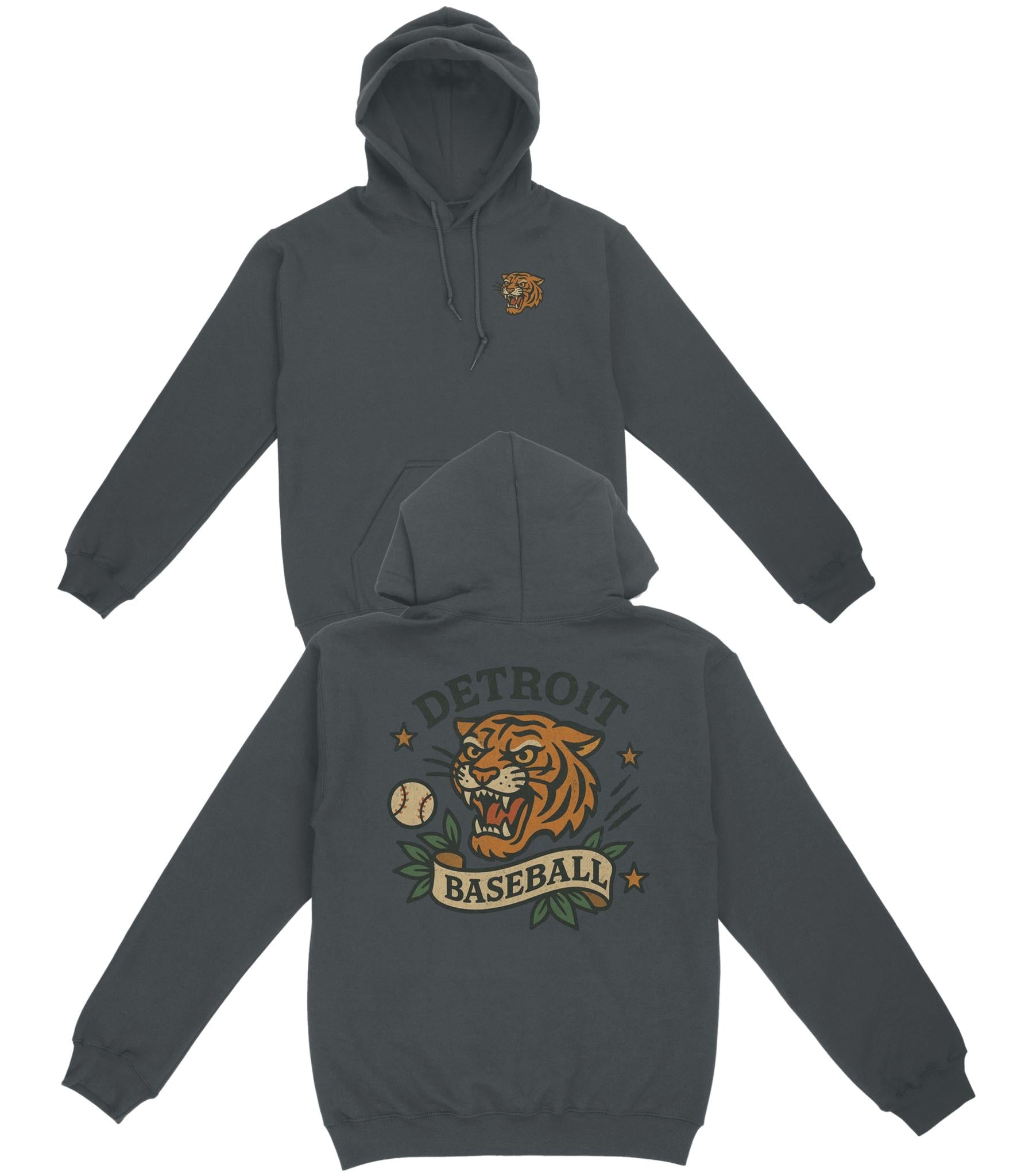 Detroit Baseball Basic Hoodie