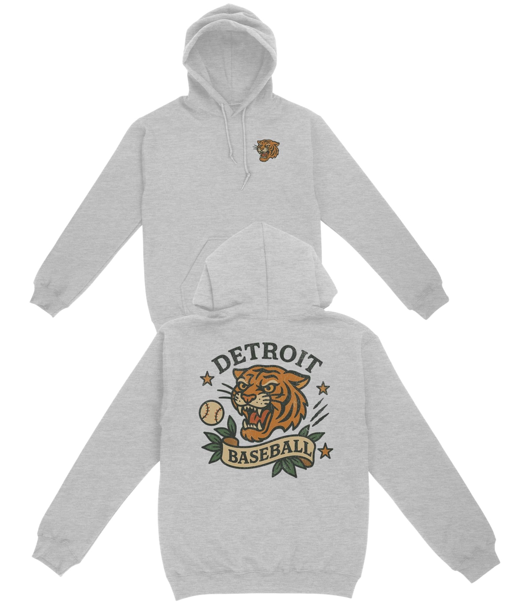 Detroit Baseball Basic Hoodie
