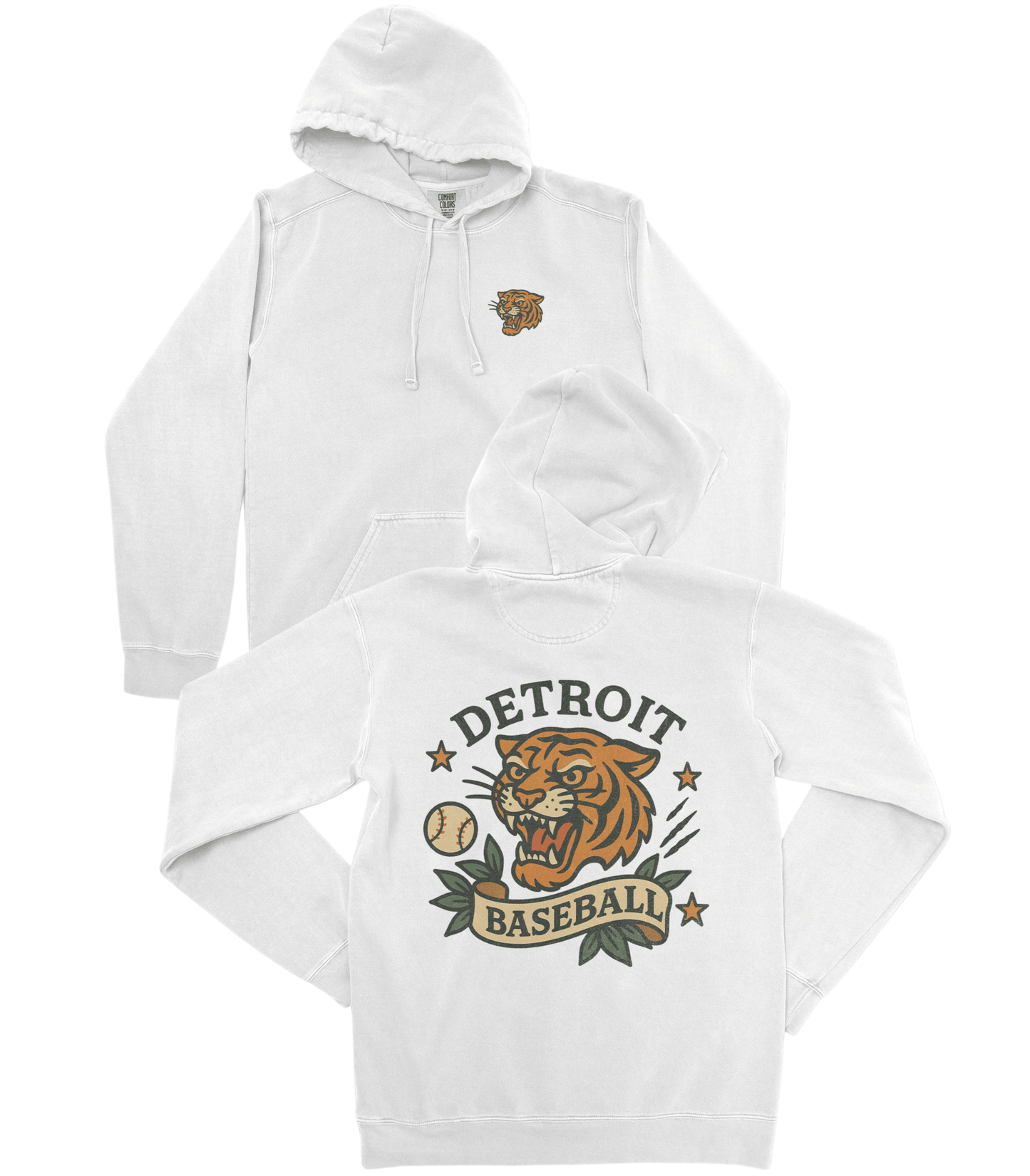 Detroit Baseball Premium Hoodie - Old Time Sports