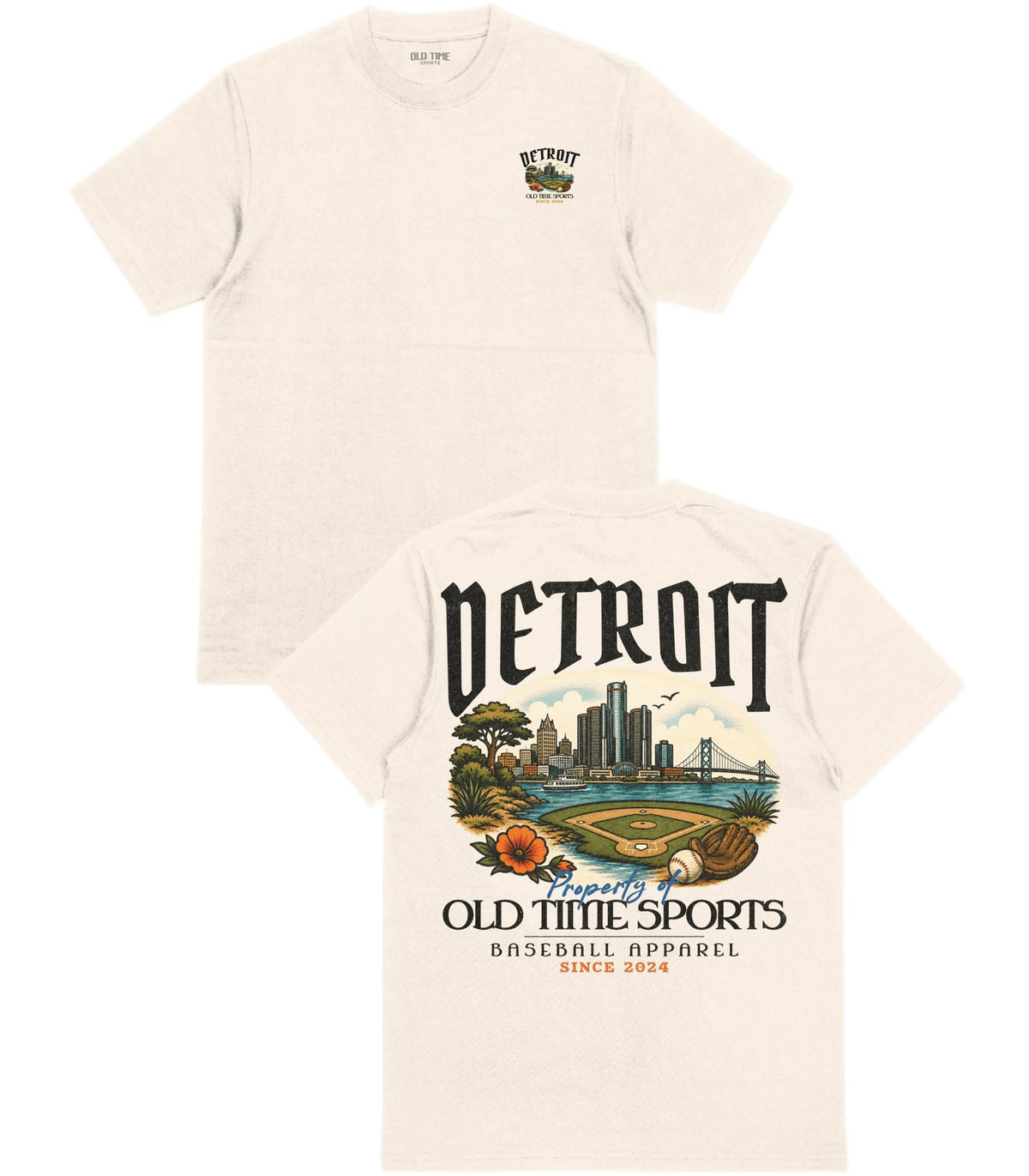 Detroit Baseball T-Shirt - Old Time Sports