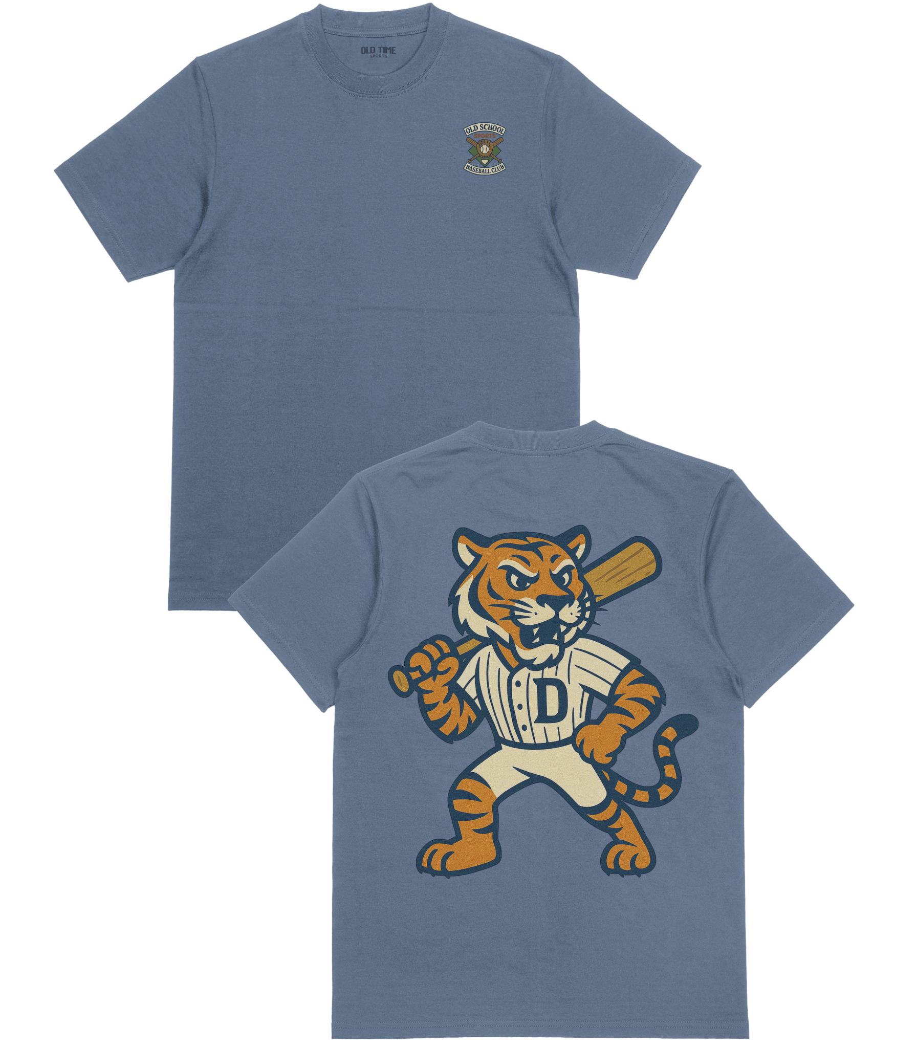 Detroit Baseball v4 T-Shirt - Old Time Sports