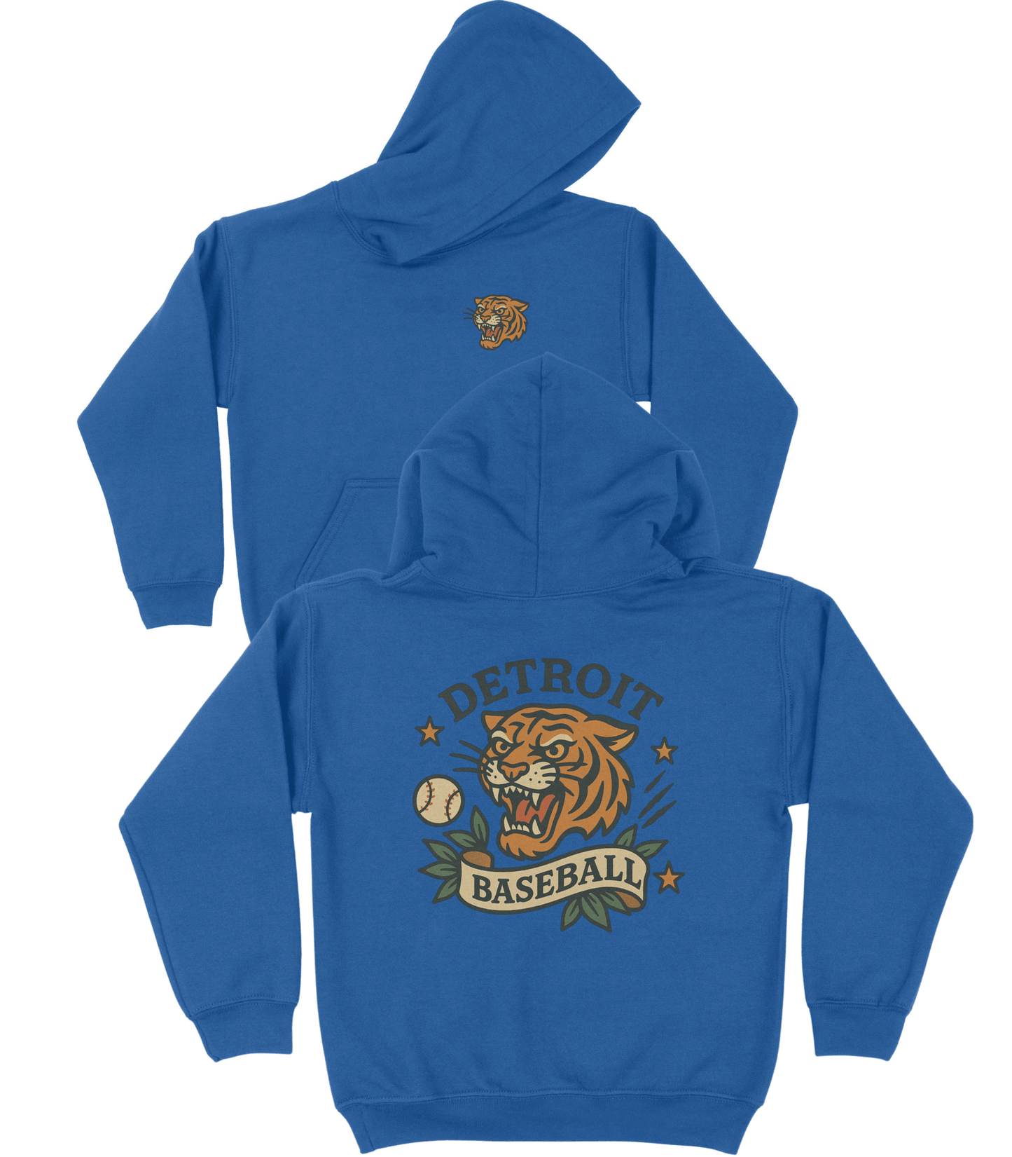 Detroit Baseball YOUTH Hoodie - Old Time Sports