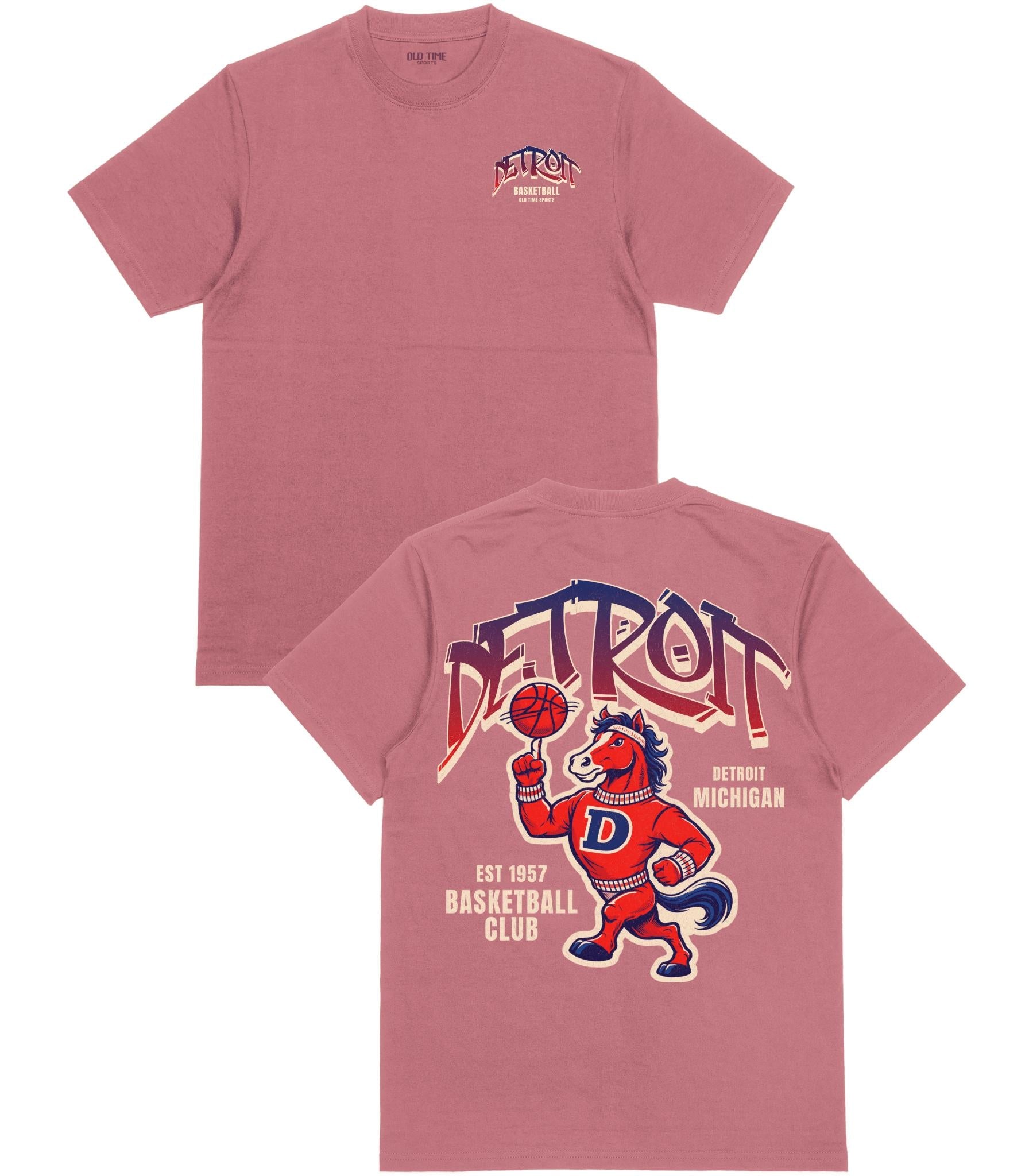 Detroit Basketball T-Shirt - Old Time Sports