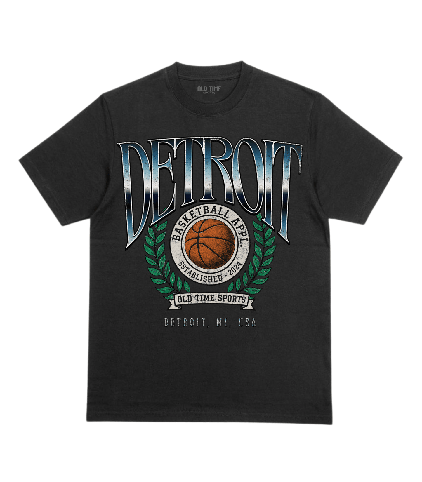 Detroit Basketball T-Shirt - Old Time Sports