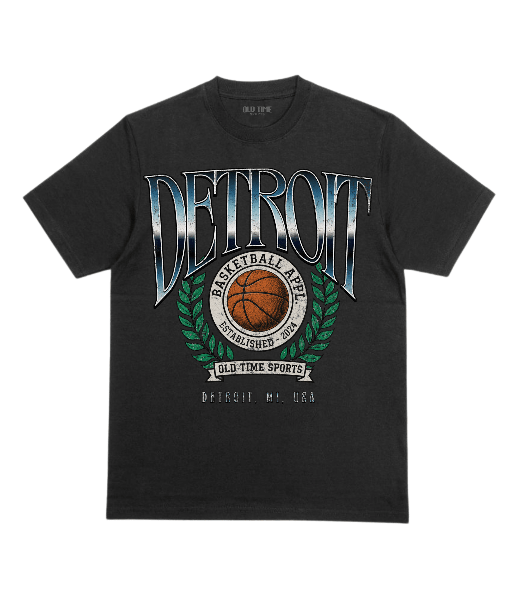 Detroit Basketball T-Shirt - Old Time Sports