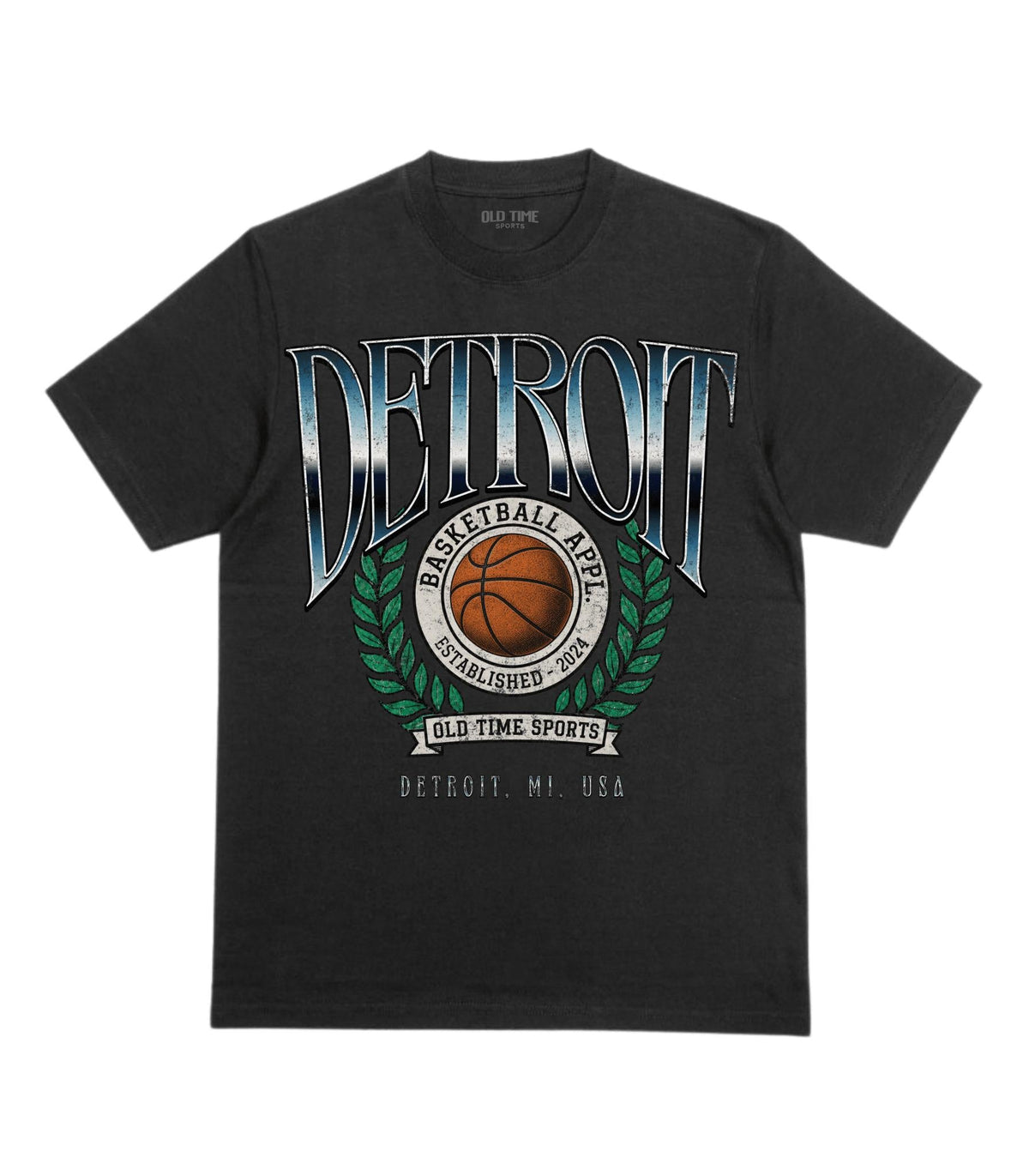 Detroit Basketball T-Shirt - Old Time Sports