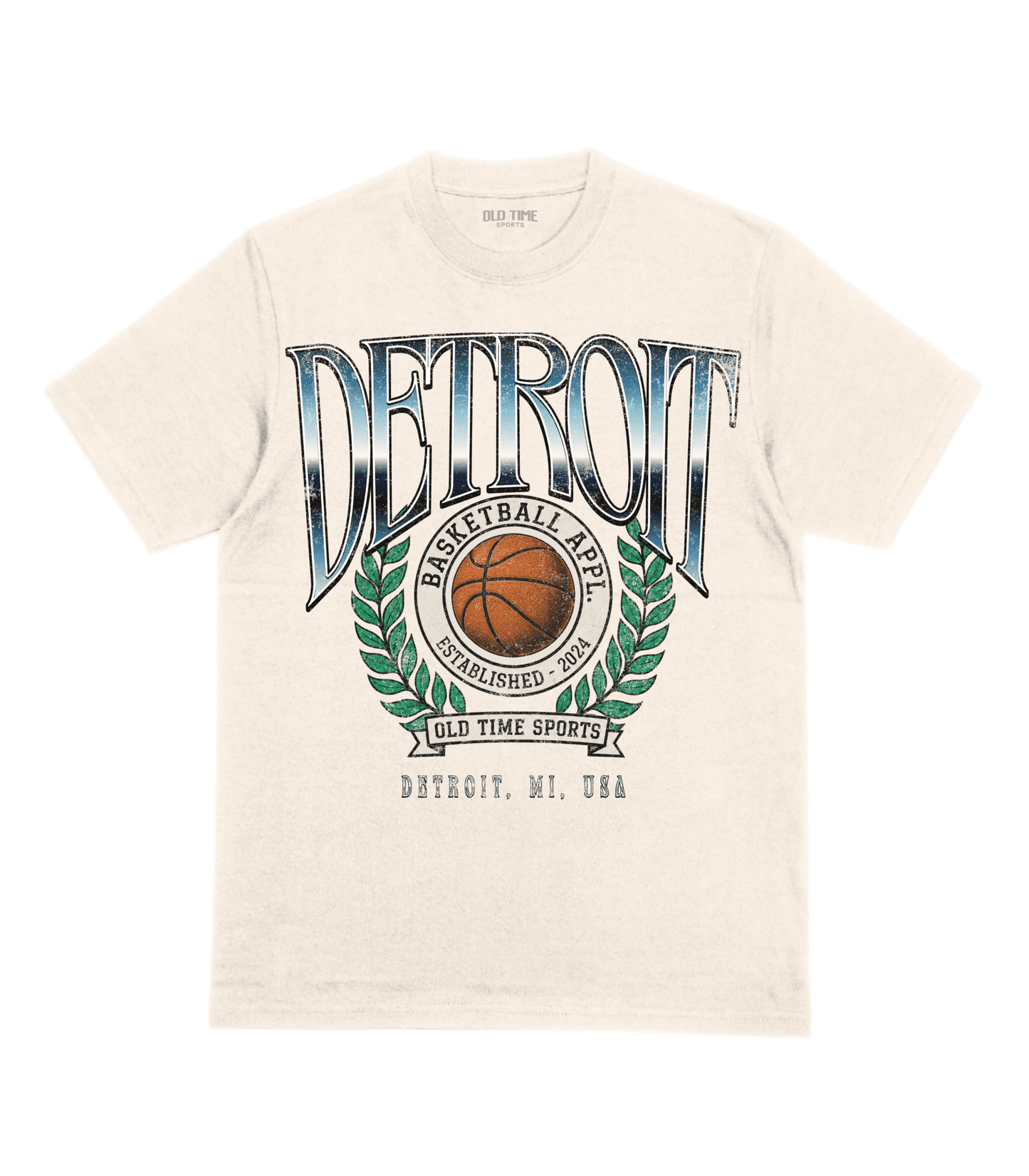 Detroit Basketball T-Shirt - Old Time Sports
