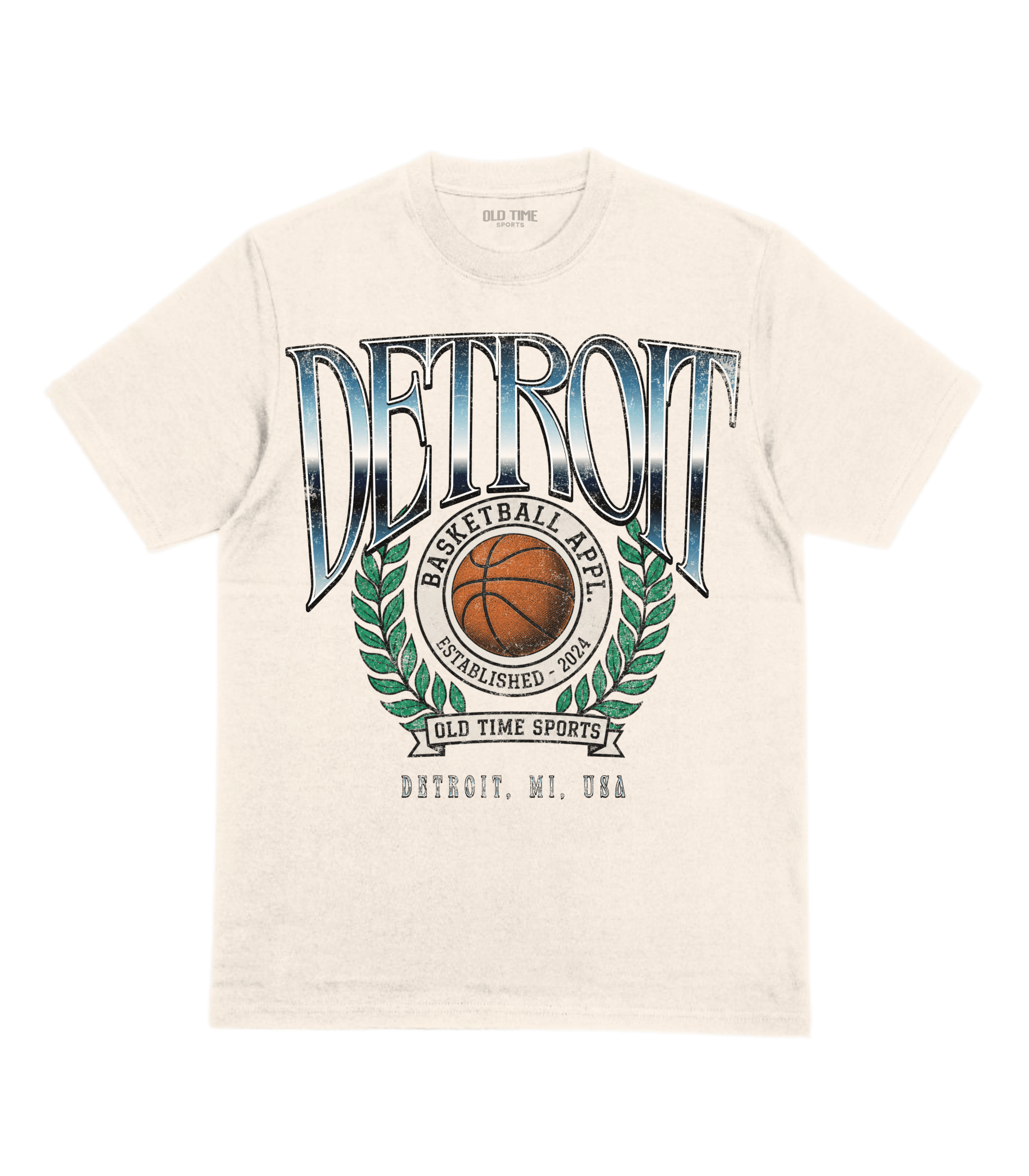 Detroit Basketball T-Shirt - Old Time Sports