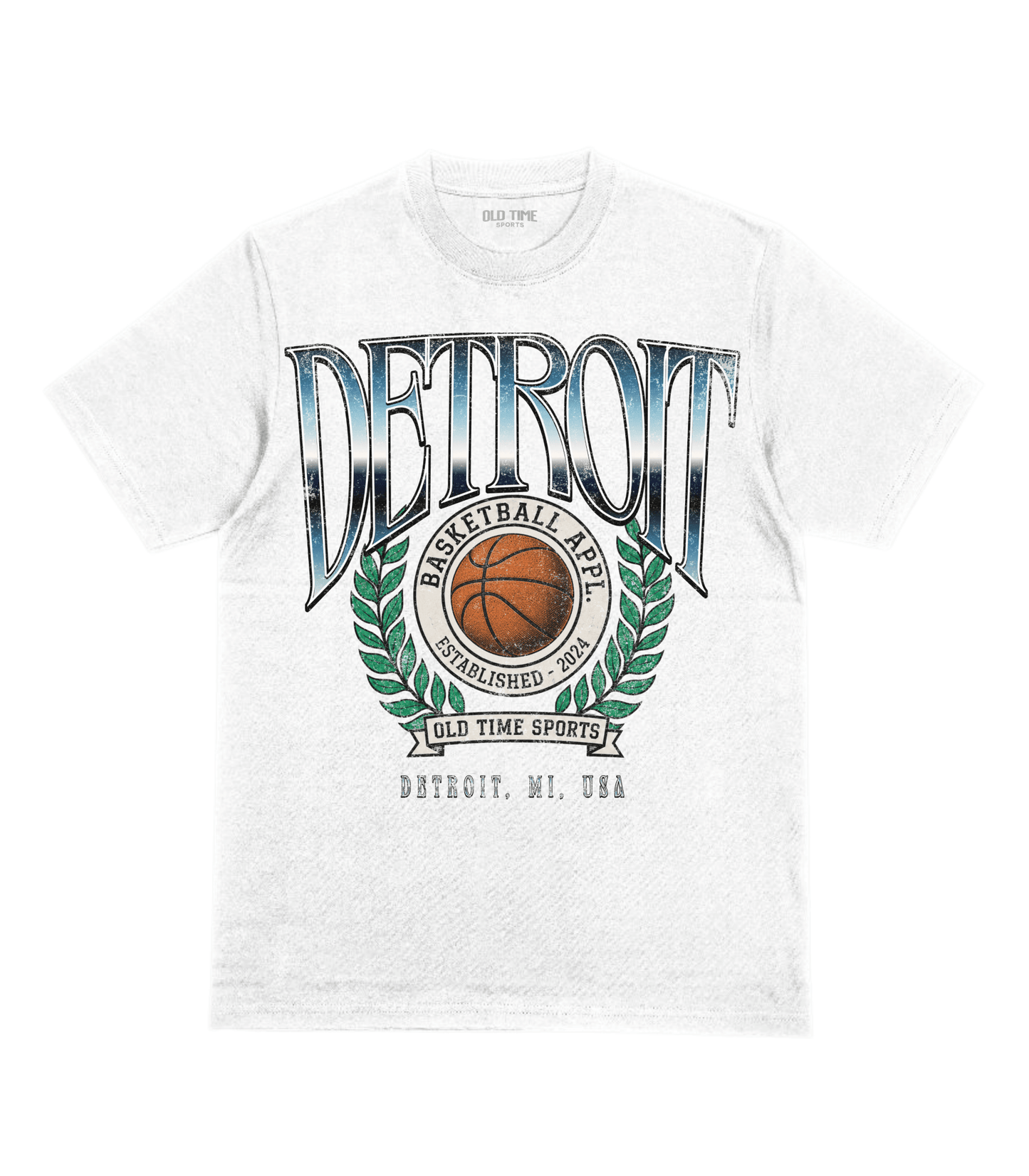 Detroit Basketball T-Shirt - Old Time Sports