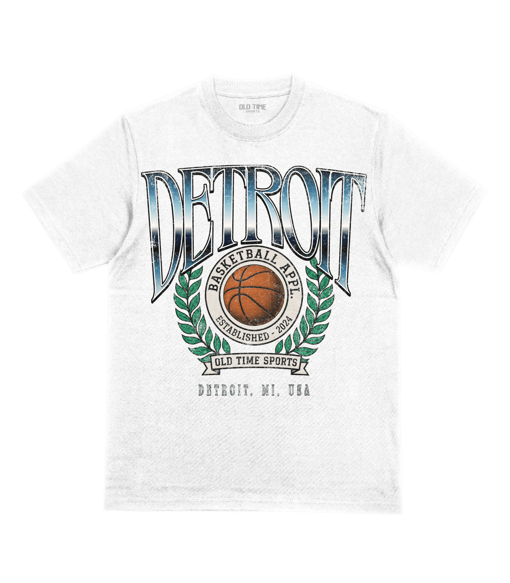 Detroit Basketball T-Shirt - Old Time Sports