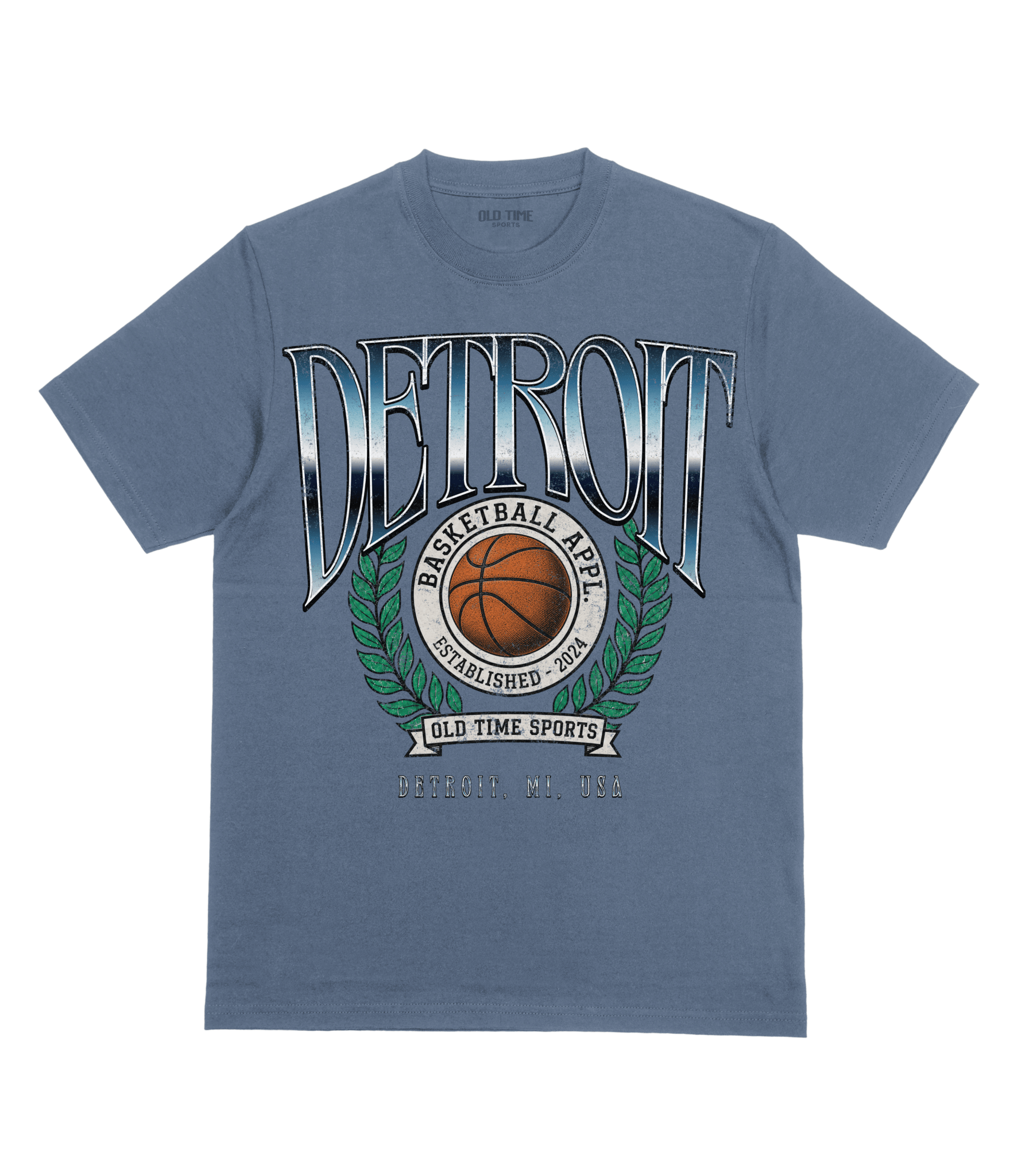 Detroit Basketball T-Shirt - Old Time Sports