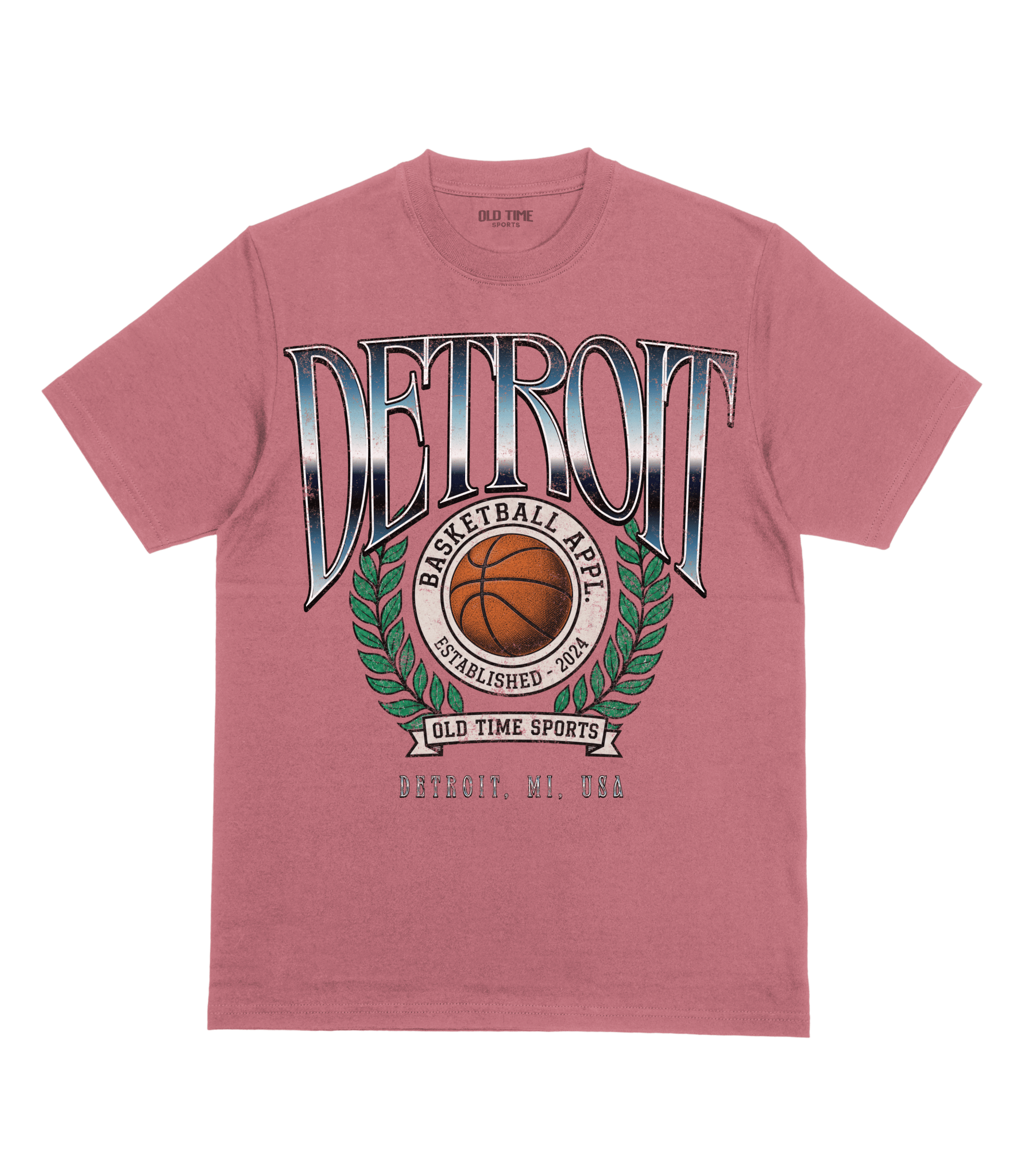 Detroit Basketball T-Shirt - Old Time Sports