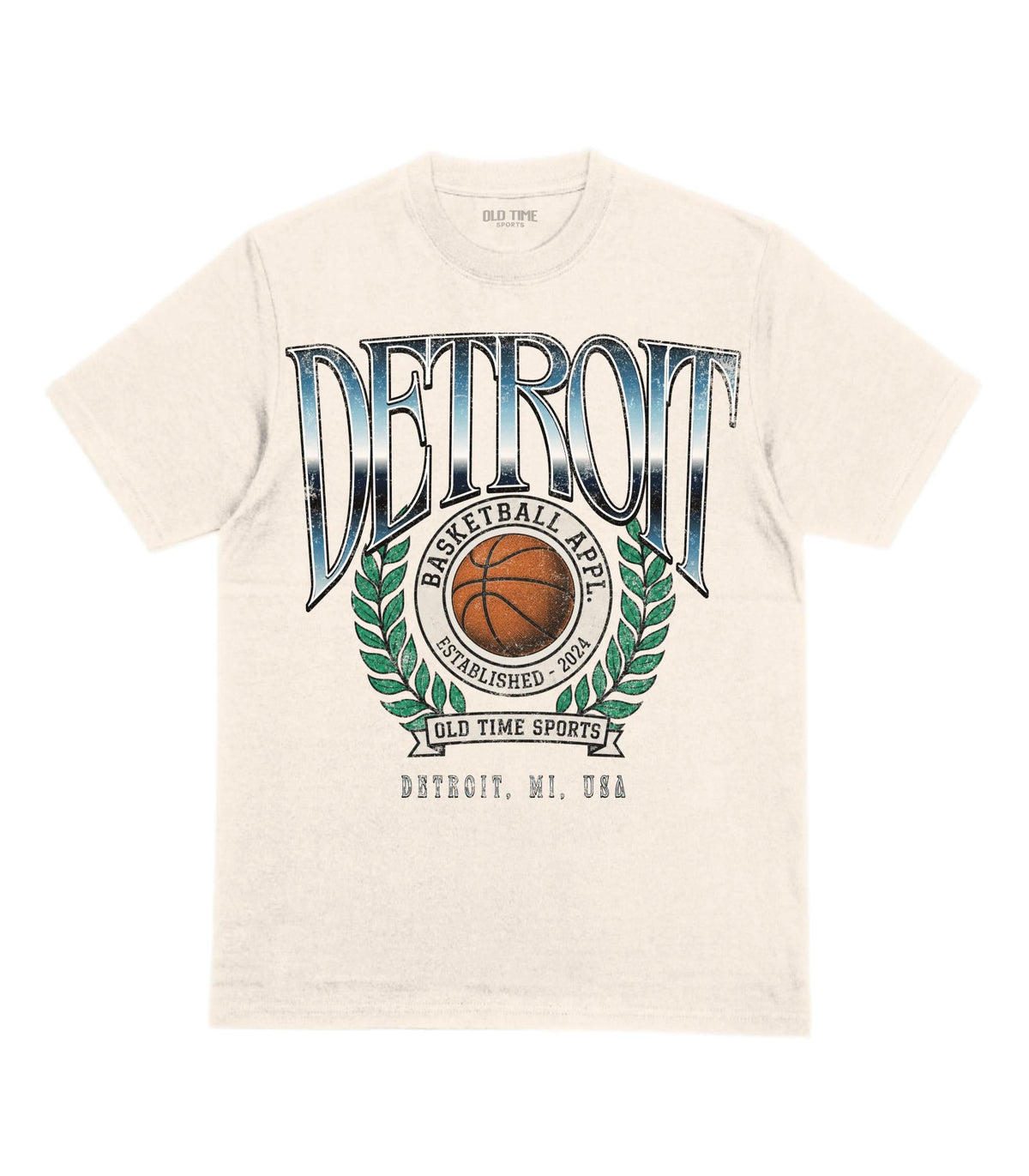 Detroit Basketball T-Shirt - Old Time Sports