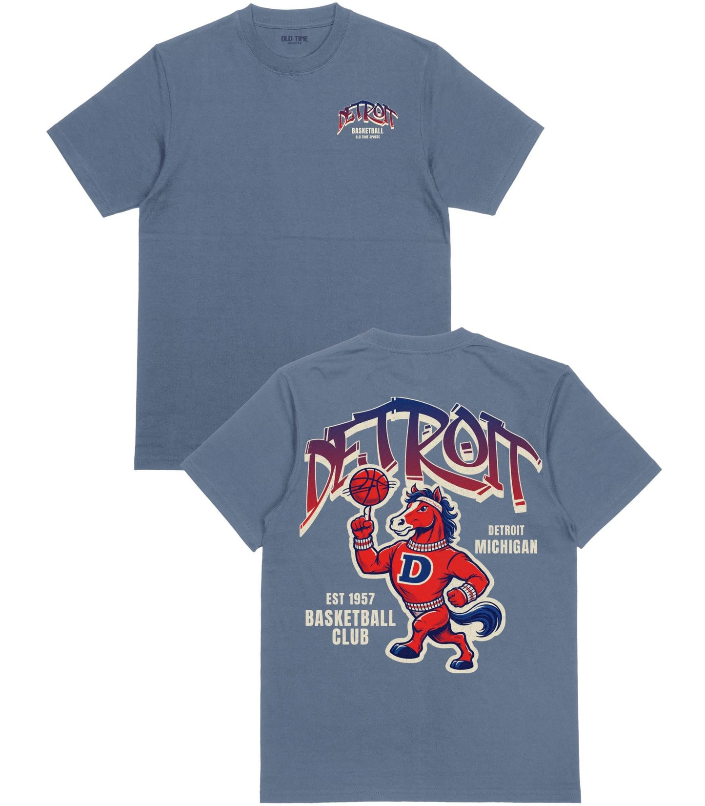 Detroit Basketball T-Shirt - Old Time Sports