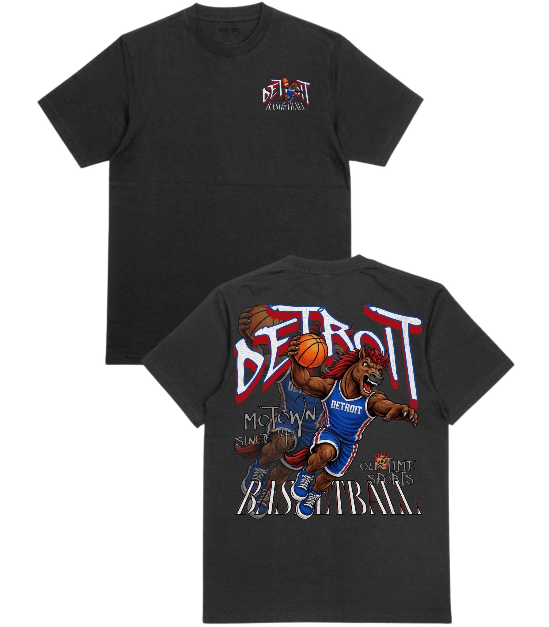 Detroit Dunkman T-Shirt - Old Time Sports