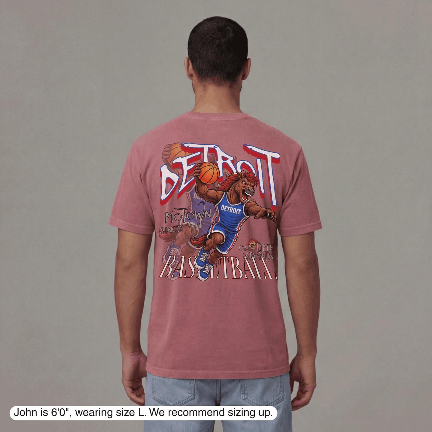 Detroit Dunkman T-Shirt - Old Time Sports