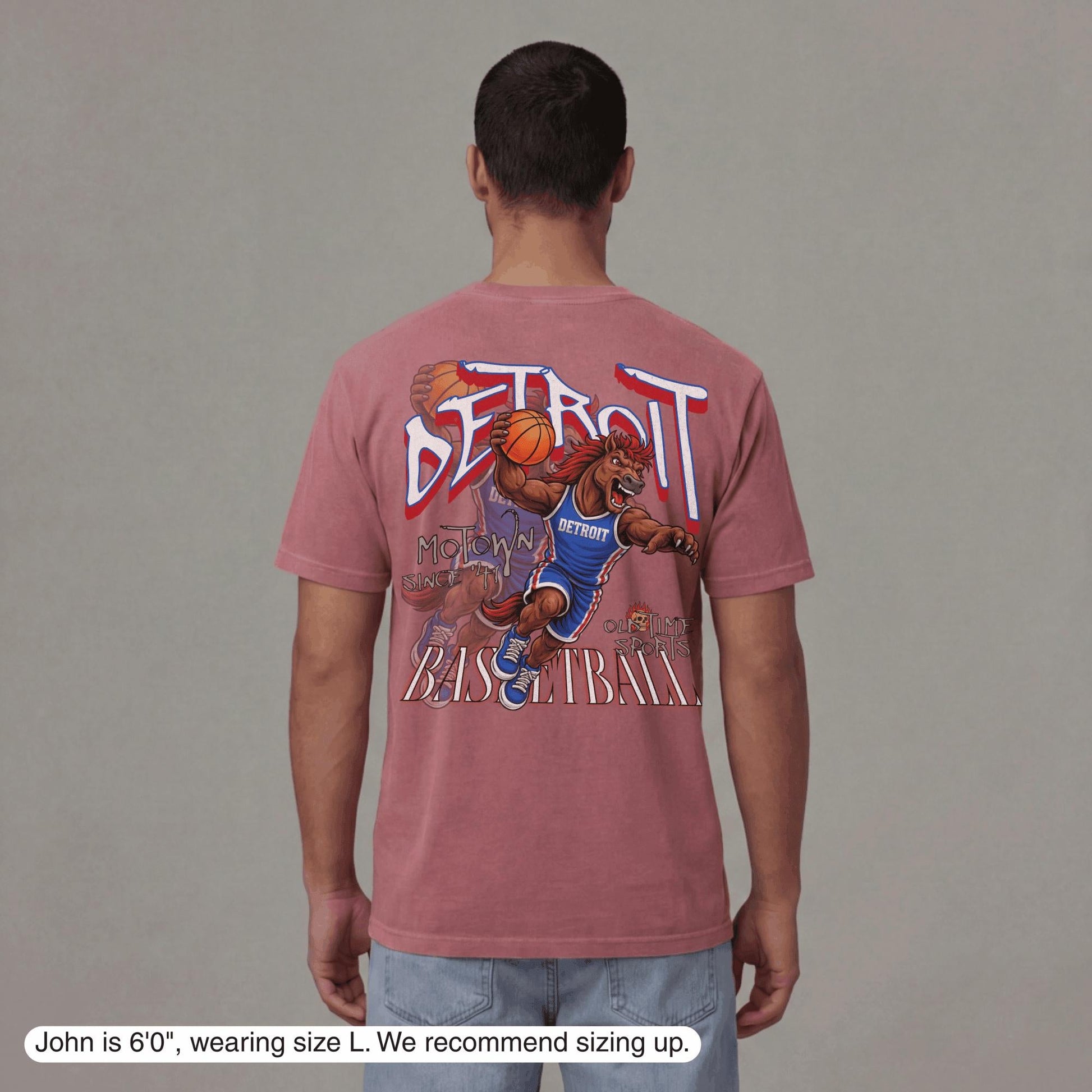 Detroit Dunkman T-Shirt - Old Time Sports