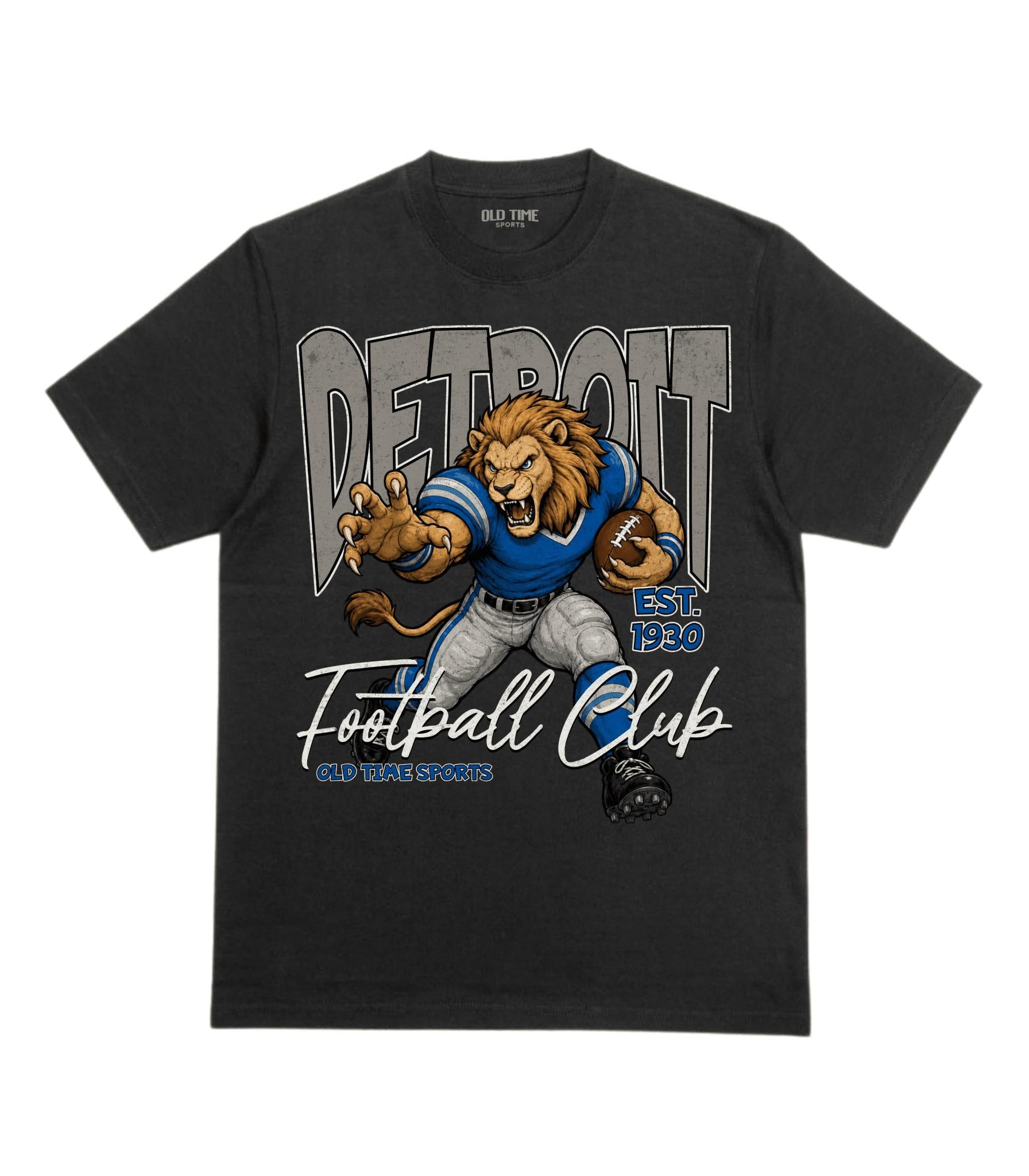 Detroit Football 1930 v2 T-Shirt - Old Time Sports